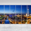 Fototapete 3D Panorama Berlin Nacht M1704