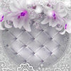Fototapete Ornament Lilien weiß violett M1741