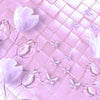 Fototapete Tulpen Weiß rosa M3727
