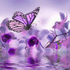 Fototapete violett Orchidee M3739
