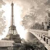 Fototapete Paris Frankreich Eiffelturm Brücke M4671
