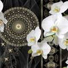 Fototapete Blüten Blumen Orchideen Mandala Wellness M6114