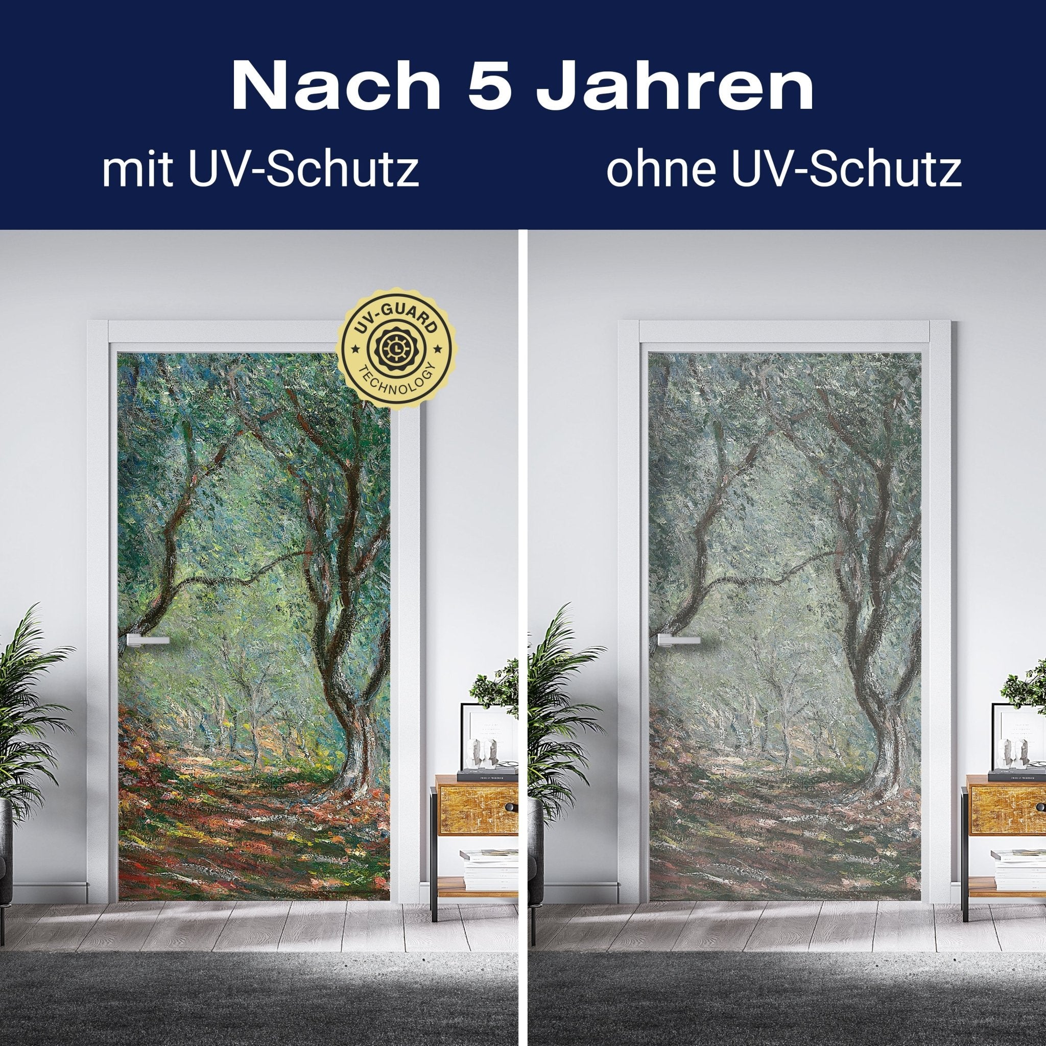 Türtapete Tulip Fields with the Rijnsburg Windmill, Claude Monet M1551 - Bild 5 Türtapete Tulip Fields with the Rijnsburg Windmill, Claude Monet M1551 - Bild 5