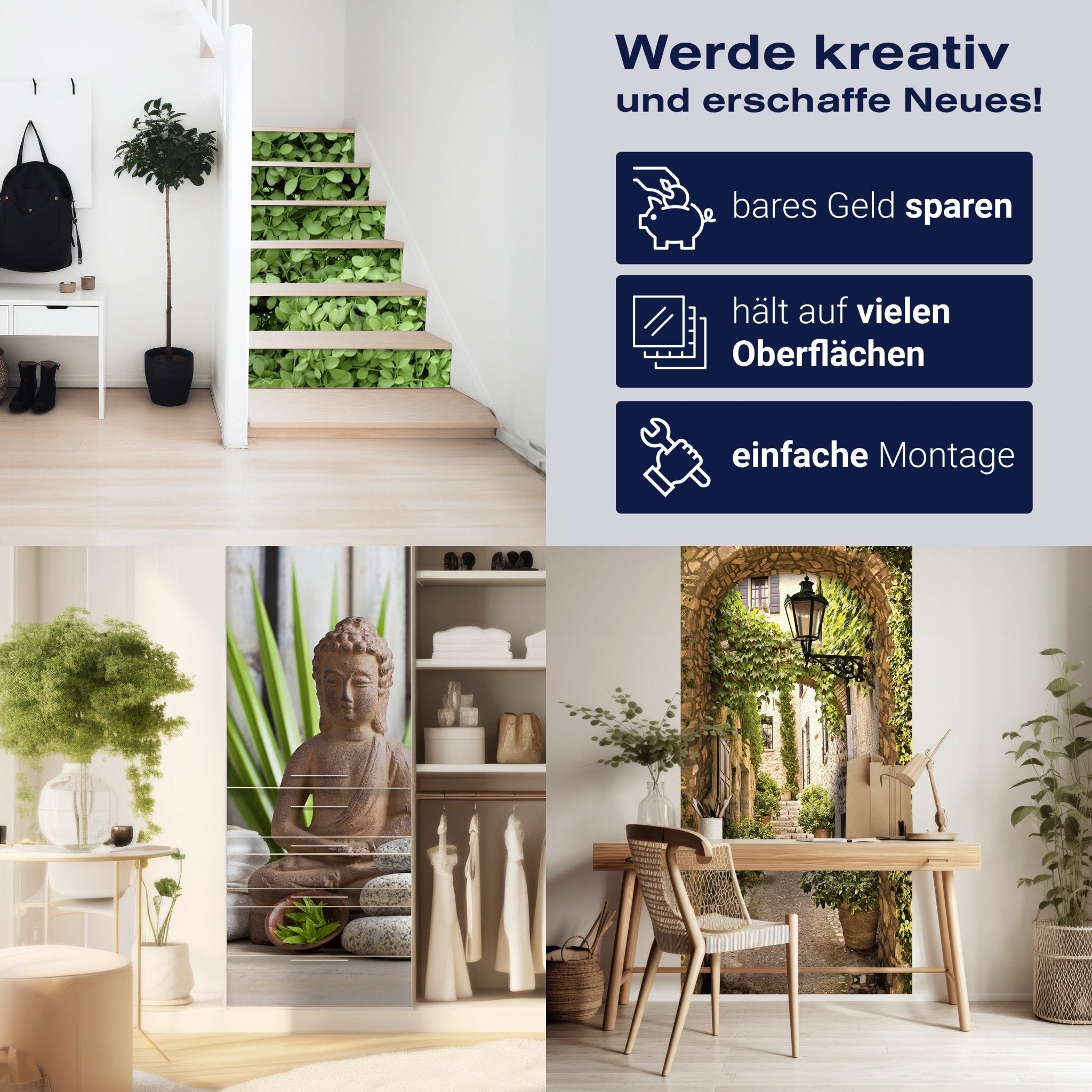 Türtapete Dschungel & Tiere, Fantasy, Urwald, Moos M1350 - Bild 6 Türtapete Dschungel & Tiere, Fantasy, Urwald, Moos M1350 - Bild 6