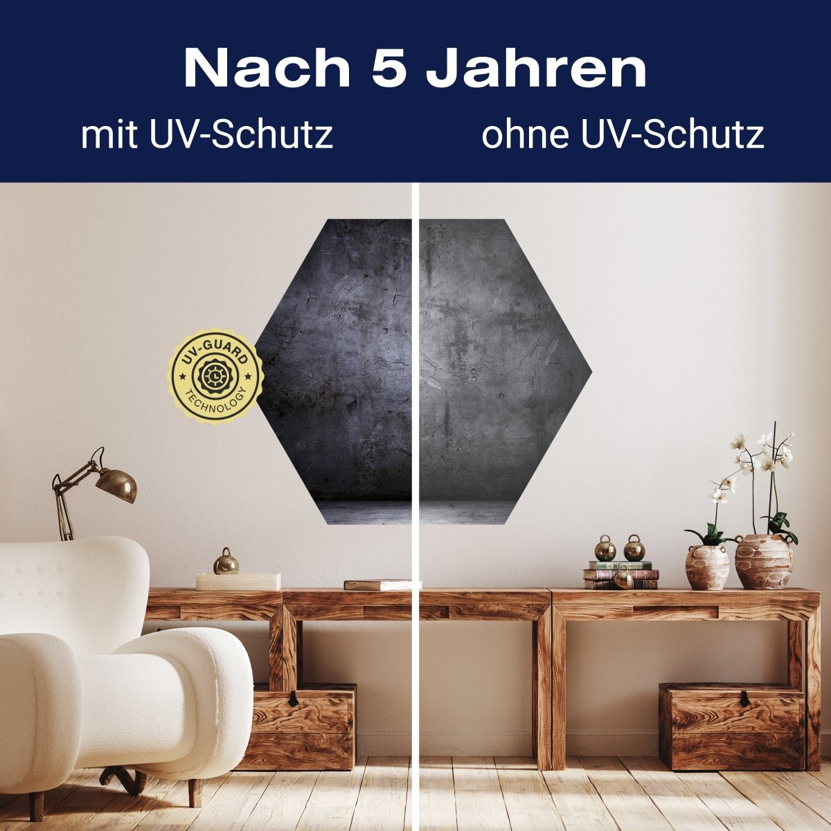 Hexagon-Fototapete dunkle Steinwand M0003 - Bild 9 Hexagon-Fototapete dunkle Steinwand M0003 - Bild 9