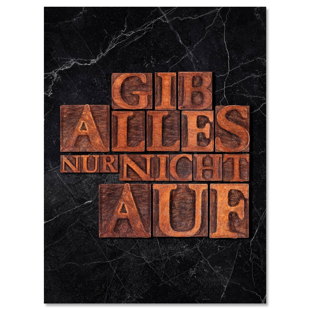 Leinwandbild Motivation, Hochformat, Gib alles nur nicht auf M0003 kaufen - Bild 1 Leinwandbild Motivation, Hochformat, Gib alles nur nicht auf M0003 kaufen - Bild 1