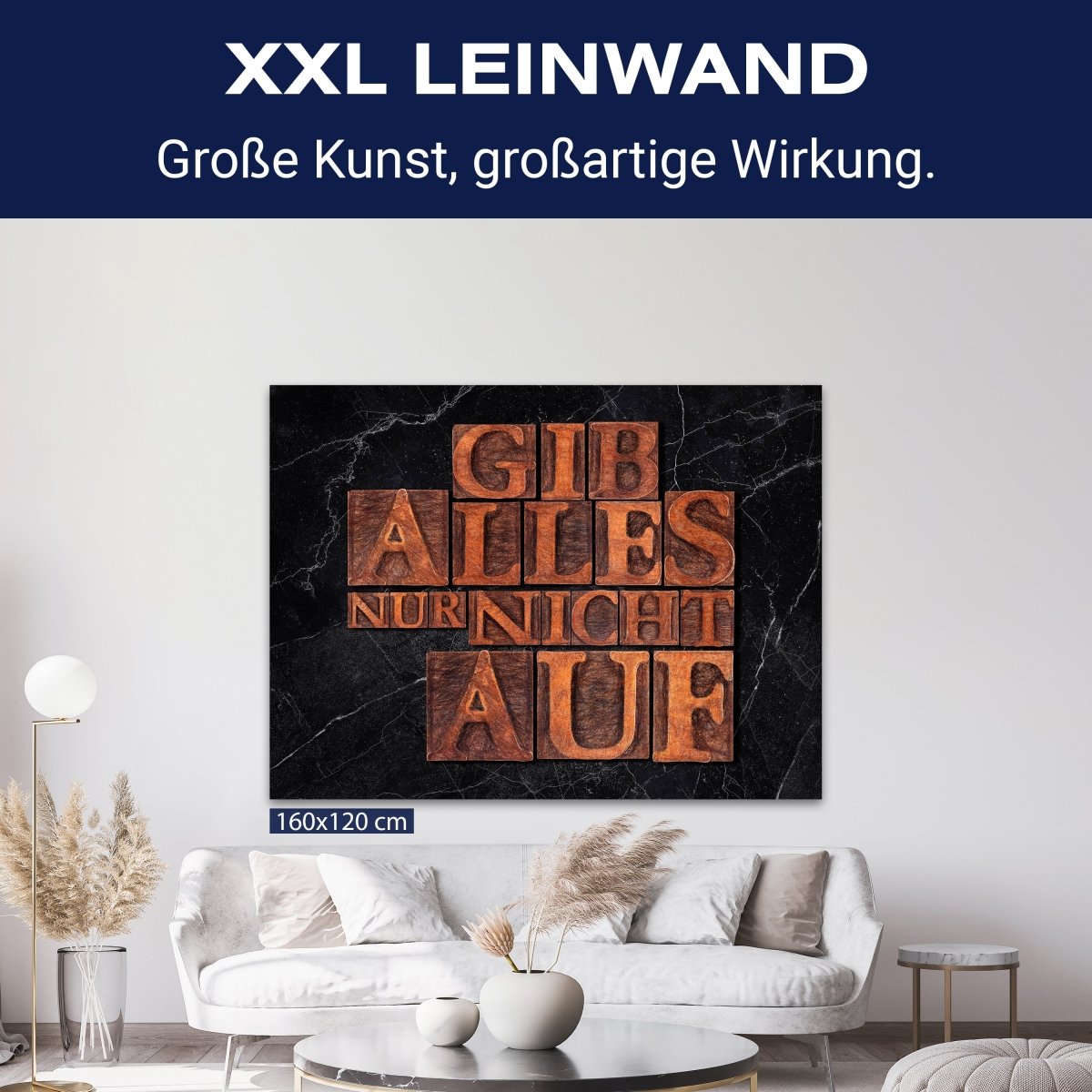 Leinwandbild Motivation, Querformat, Gib alles nur nicht auf M0004 kaufen - Bild 9 Leinwandbild Motivation, Querformat, Gib alles nur nicht auf M0004 kaufen - Bild 9