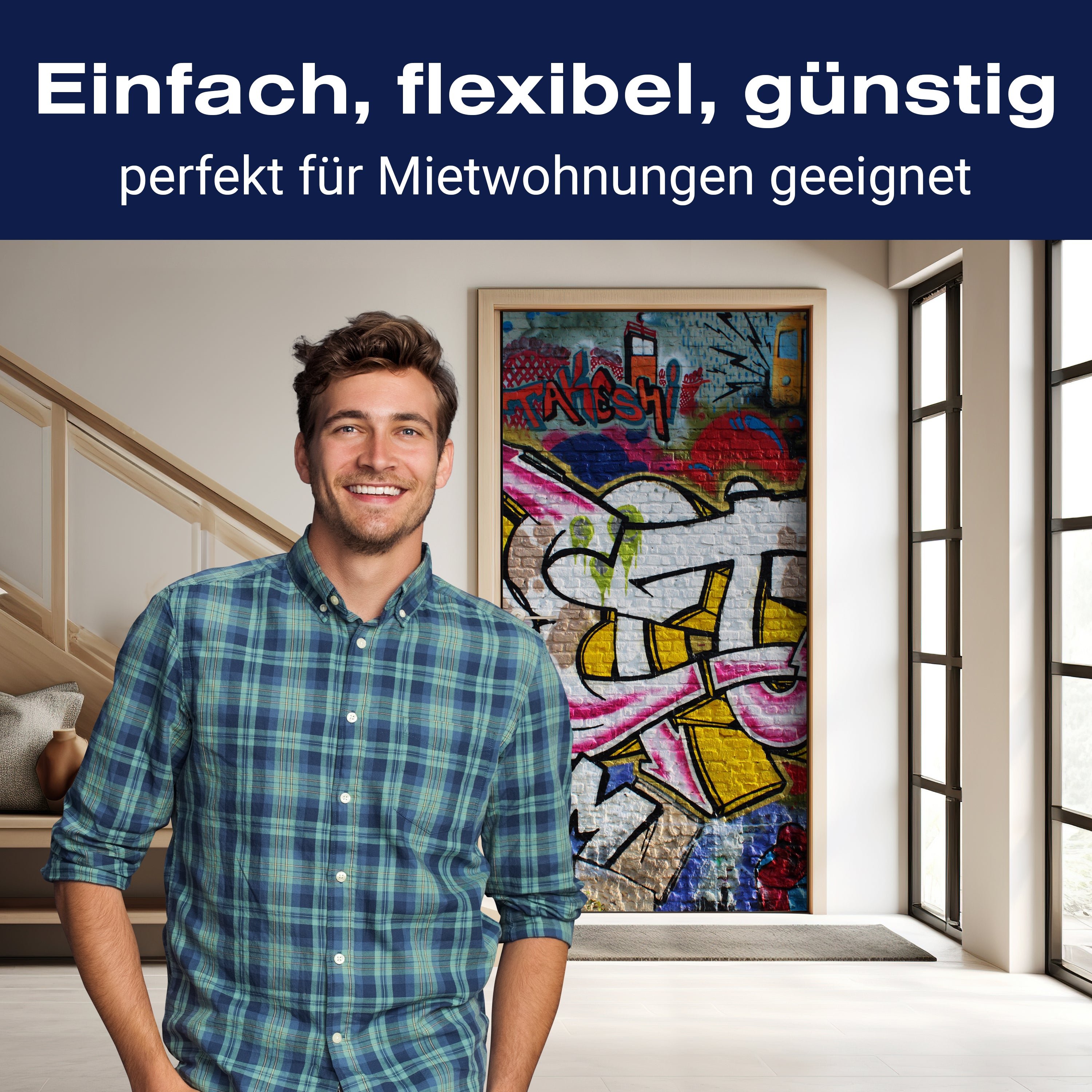 Türtapete Graffiti Poet M0007 - Bild 3 Türtapete Graffiti Poet M0007 - Bild 3