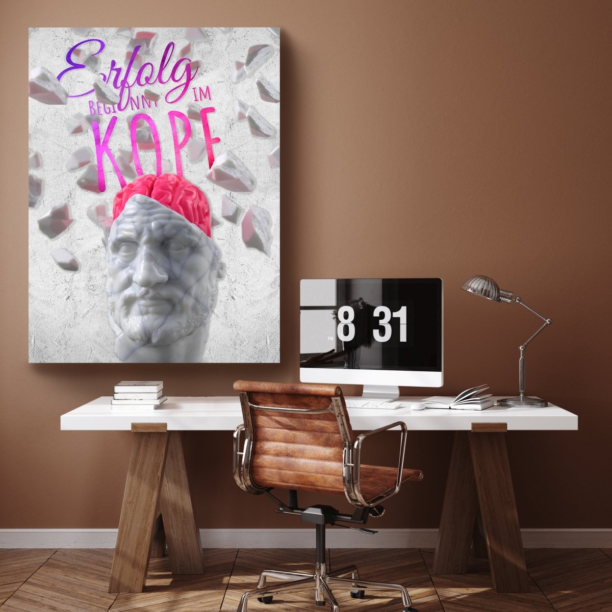 Leinwandbild Motivation, Hochformat, Erfolg beginnt im Kopf M0008 kaufen - Bild 2 Leinwandbild Motivation, Hochformat, Erfolg beginnt im Kopf M0008 kaufen - Bild 2