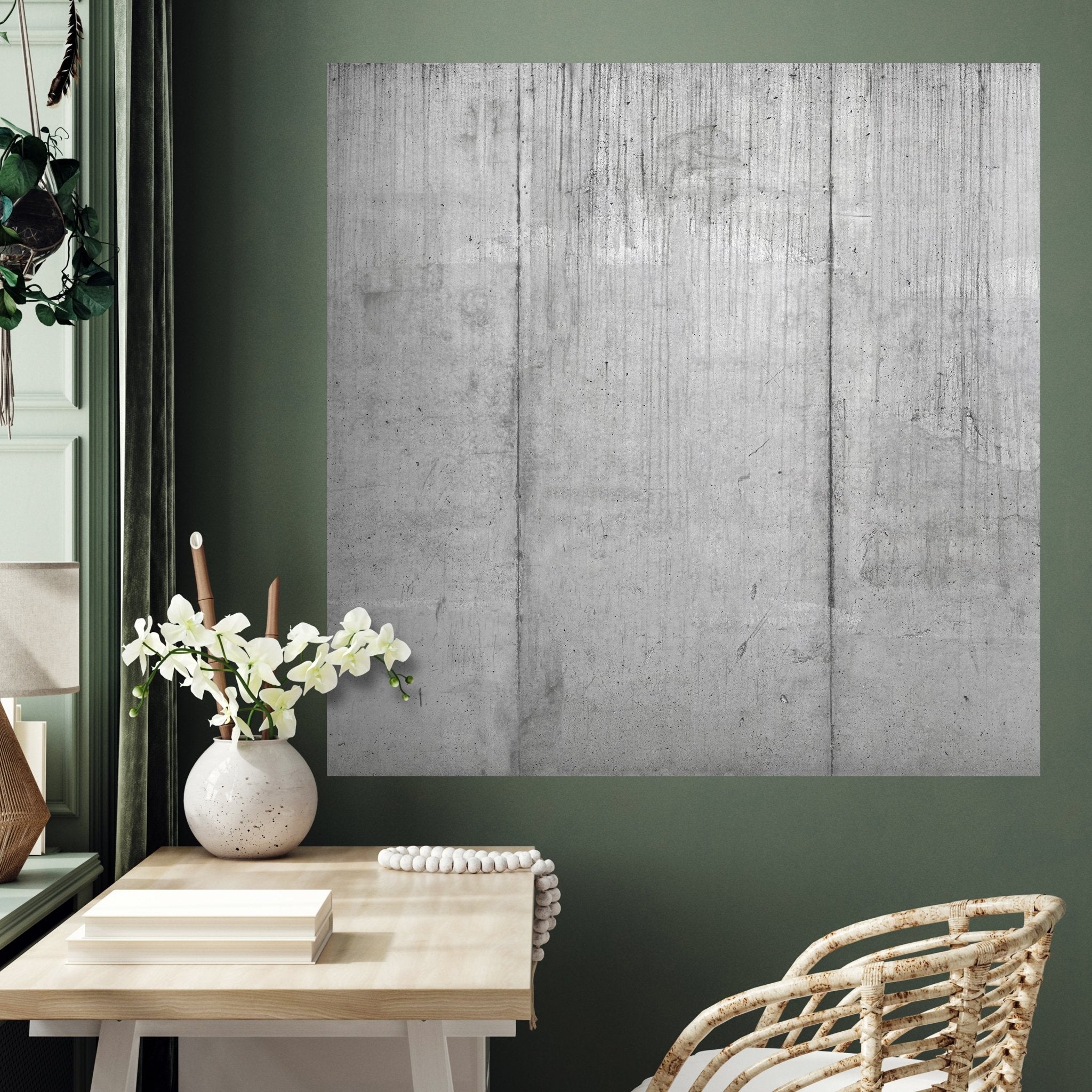 Quadratische Fototapete graue Betonwand M0012 - Bild 3 Quadratische Fototapete graue Betonwand M0012 - Bild 3