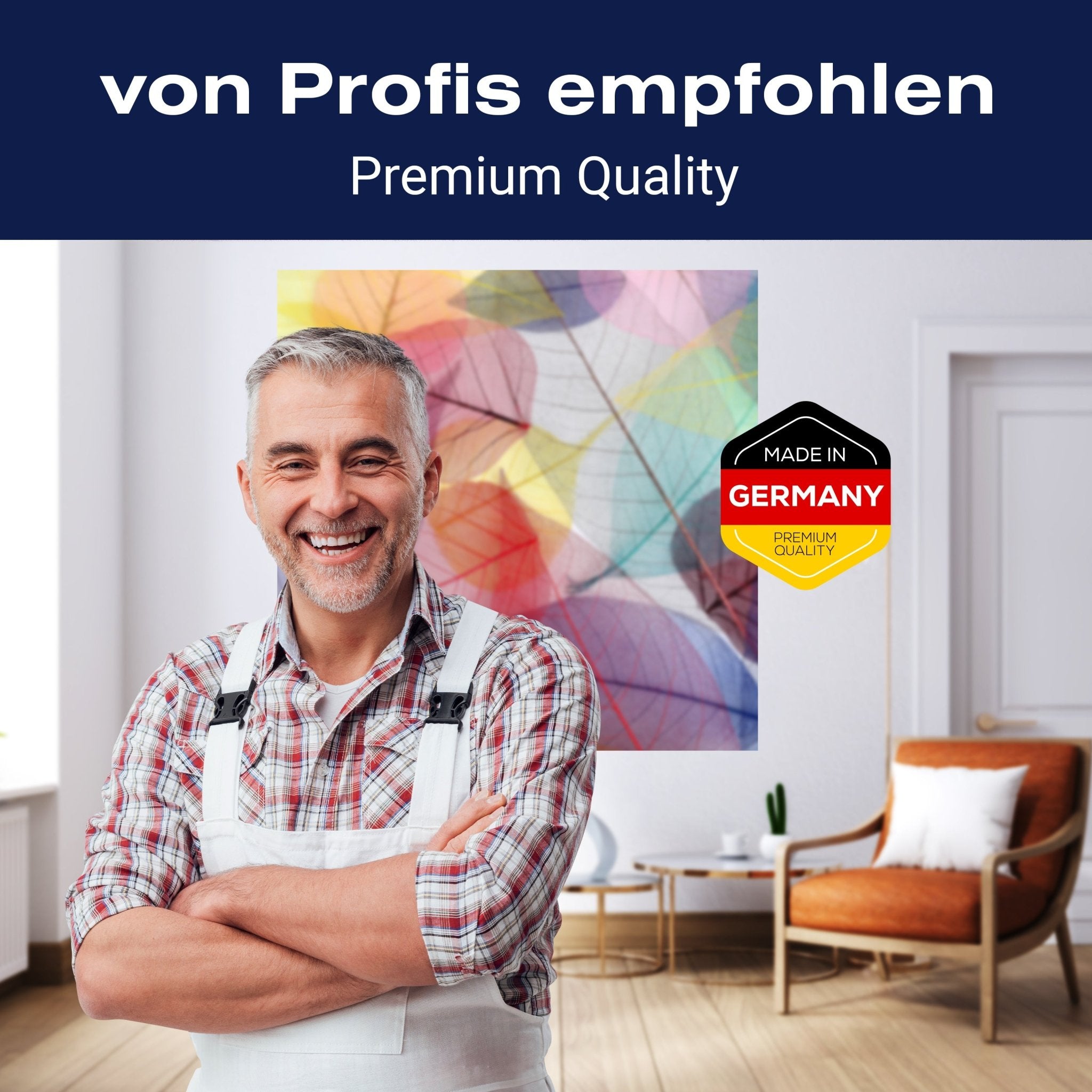 Quadratische Fototapete bunte Blätter M0016 - Bild 5 Quadratische Fototapete bunte Blätter M0016 - Bild 5