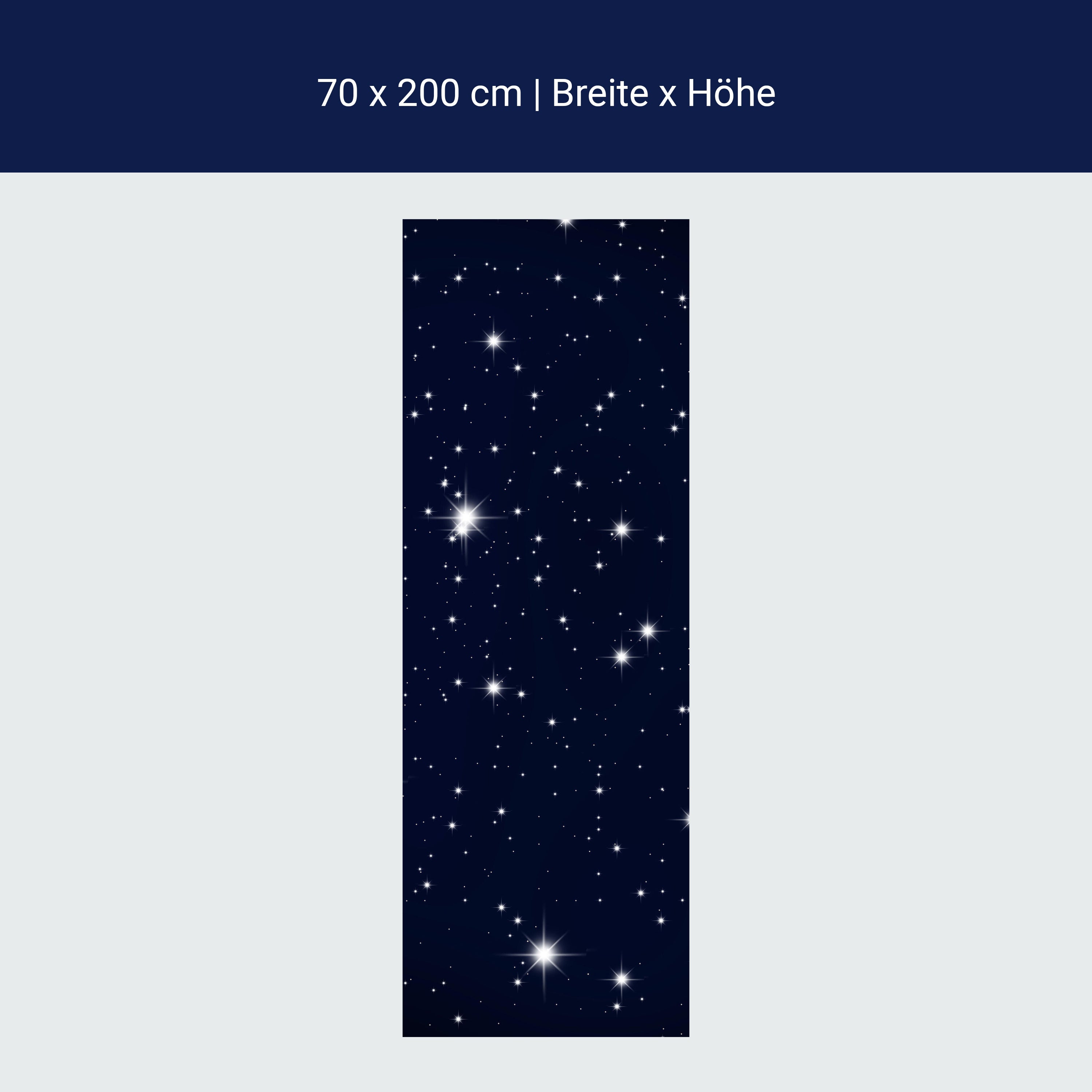 Türtapete Sternenhimmel M0019 Türtapete Sternenhimmel M0019