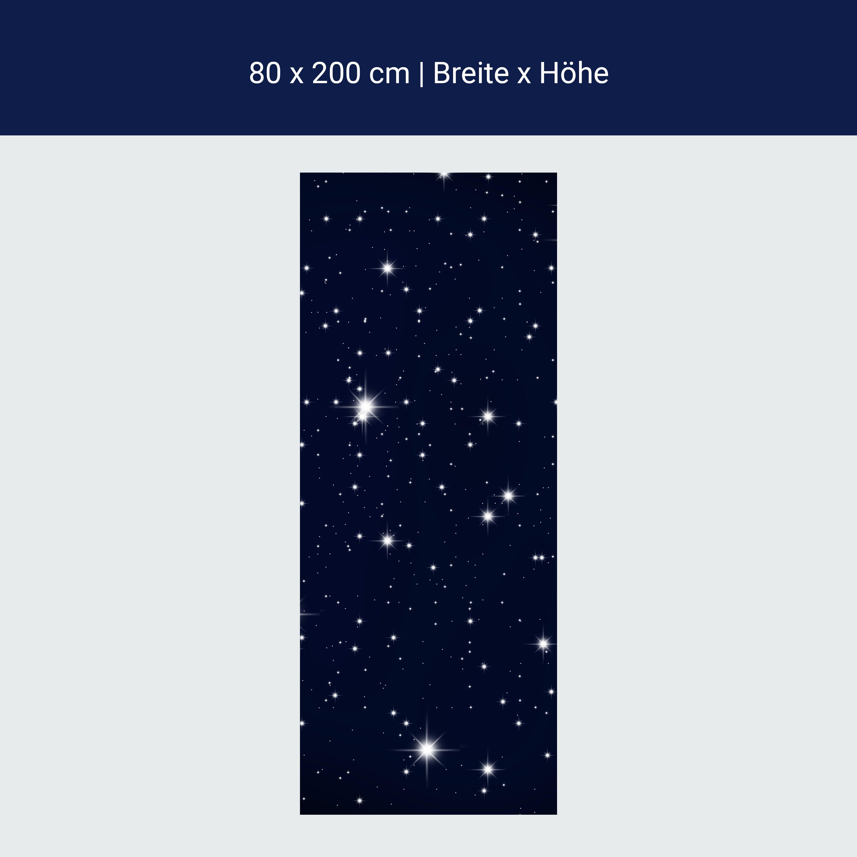 Türtapete Sternenhimmel M0019 Türtapete Sternenhimmel M0019