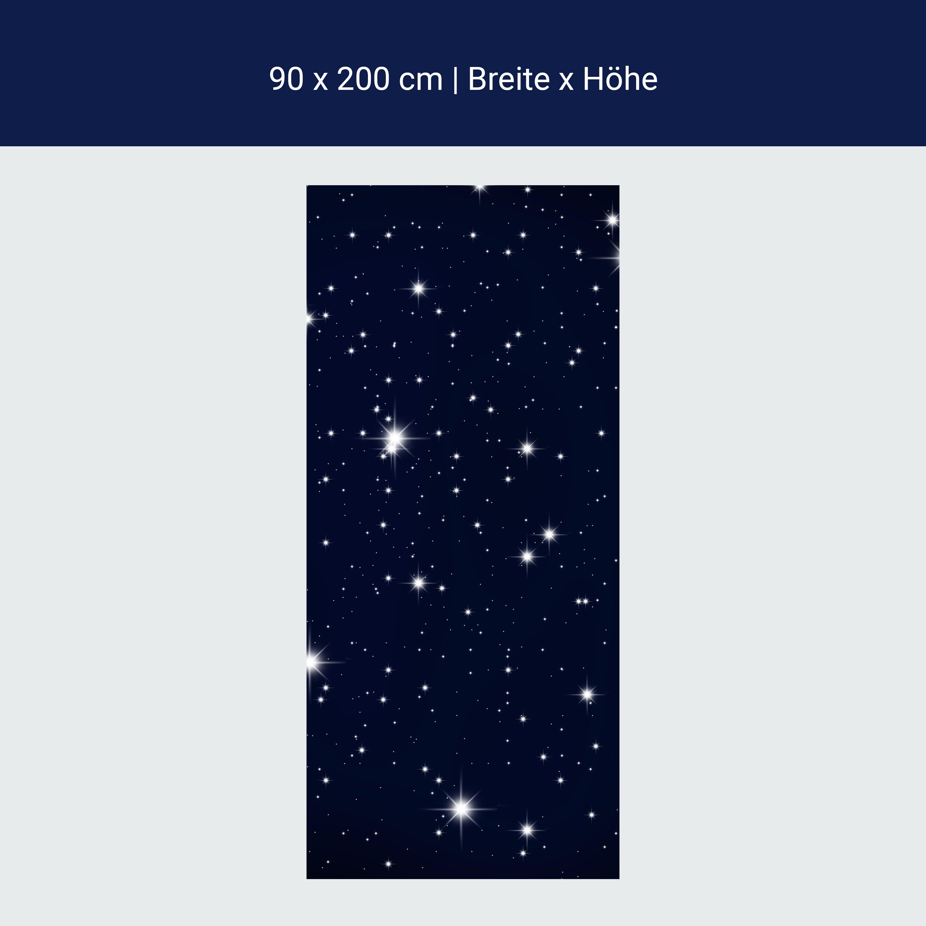 Türtapete Sternenhimmel M0019 Türtapete Sternenhimmel M0019