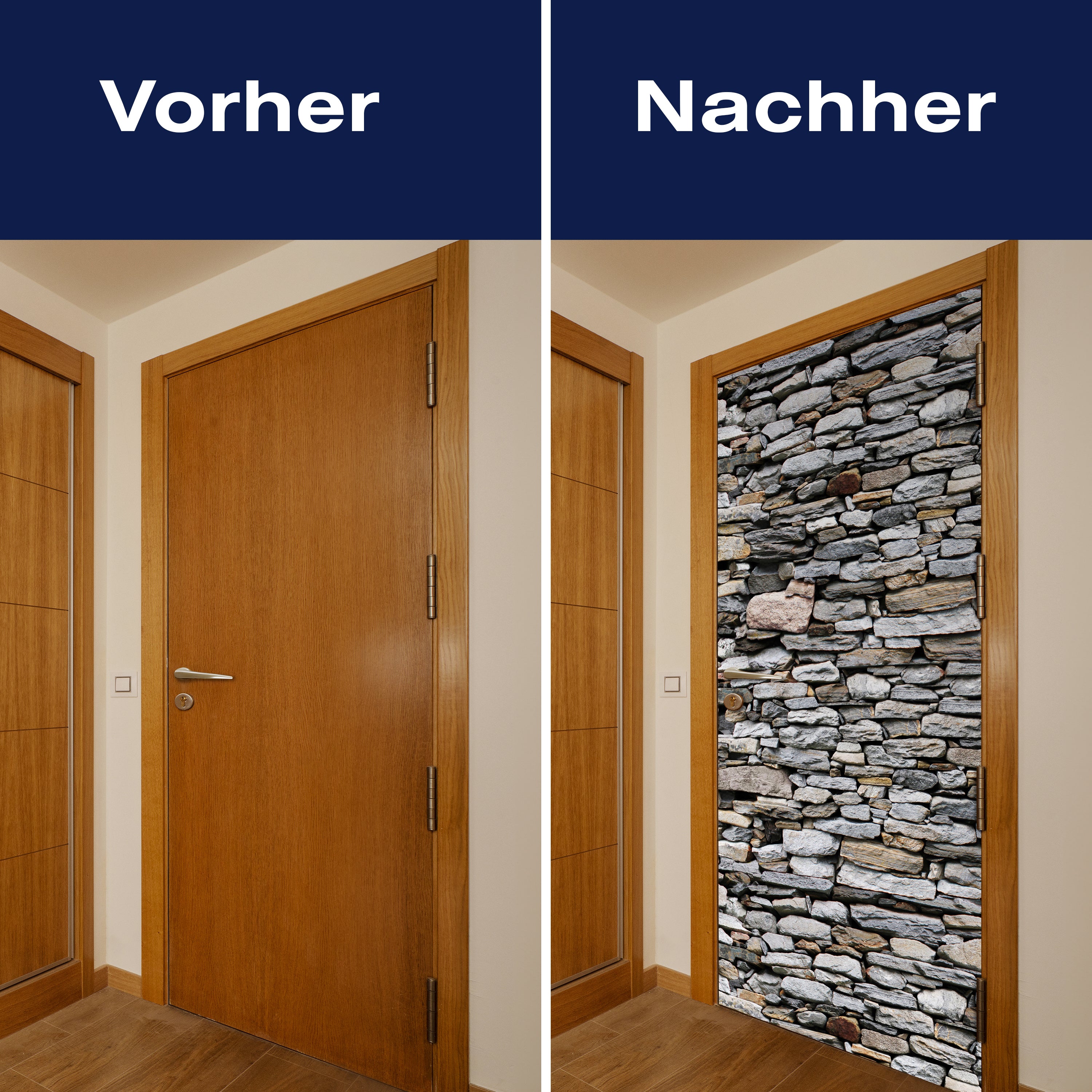 Türtapete Steinmauer Grau M0022 - Bild 10 Türtapete Steinmauer Grau M0022 - Bild 10