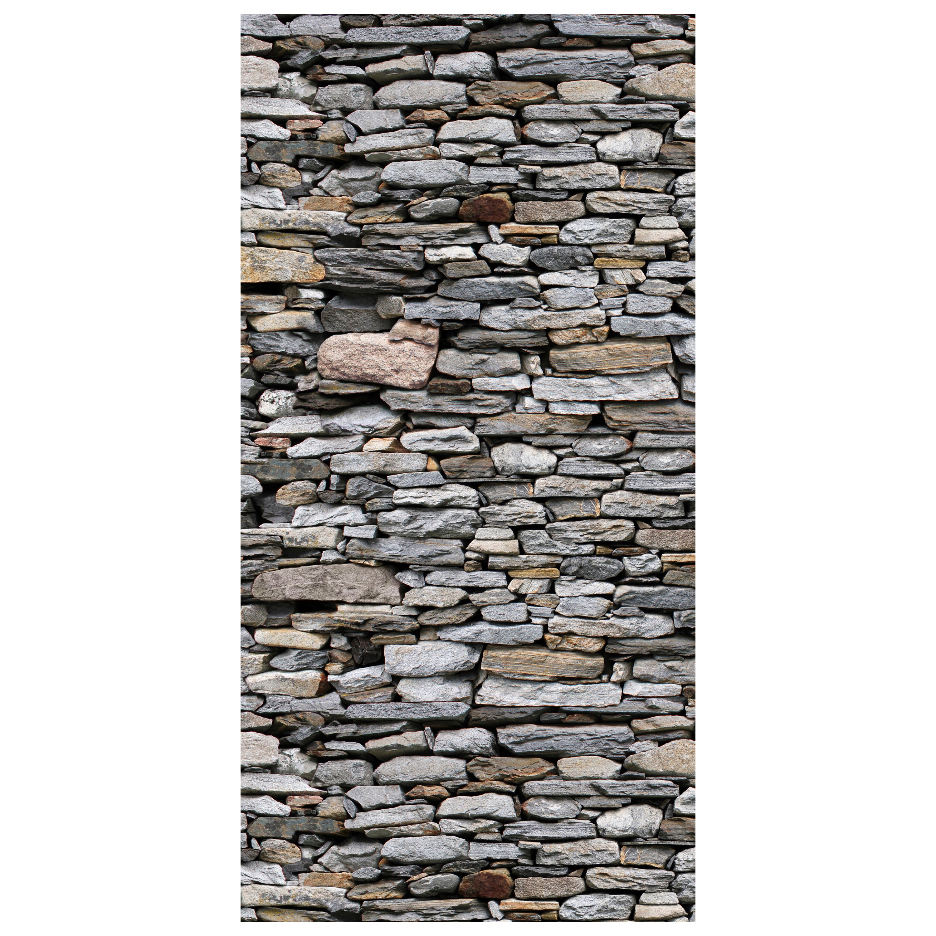 Türtapete Steinmauer Grau M0022 - Bild 2 Türtapete Steinmauer Grau M0022 - Bild 2