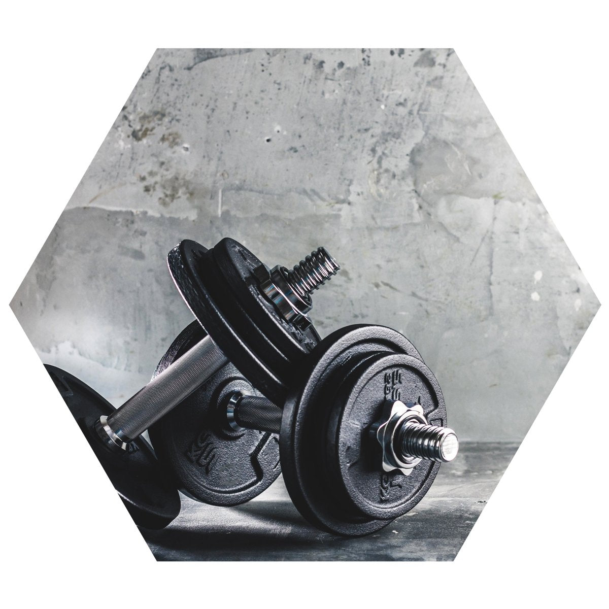 Hexagon-Fototapete Hanteln M0023 - Bild 11 Hexagon-Fototapete Hanteln M0023 - Bild 11