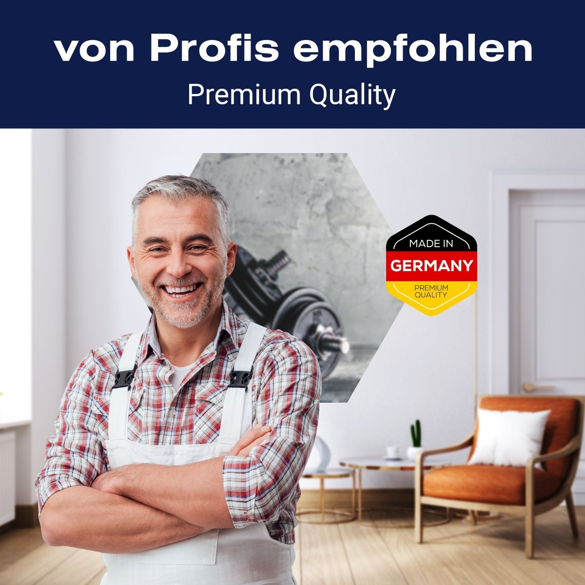 Hexagon-Fototapete Hanteln M0023 - Bild 5 Hexagon-Fototapete Hanteln M0023 - Bild 5