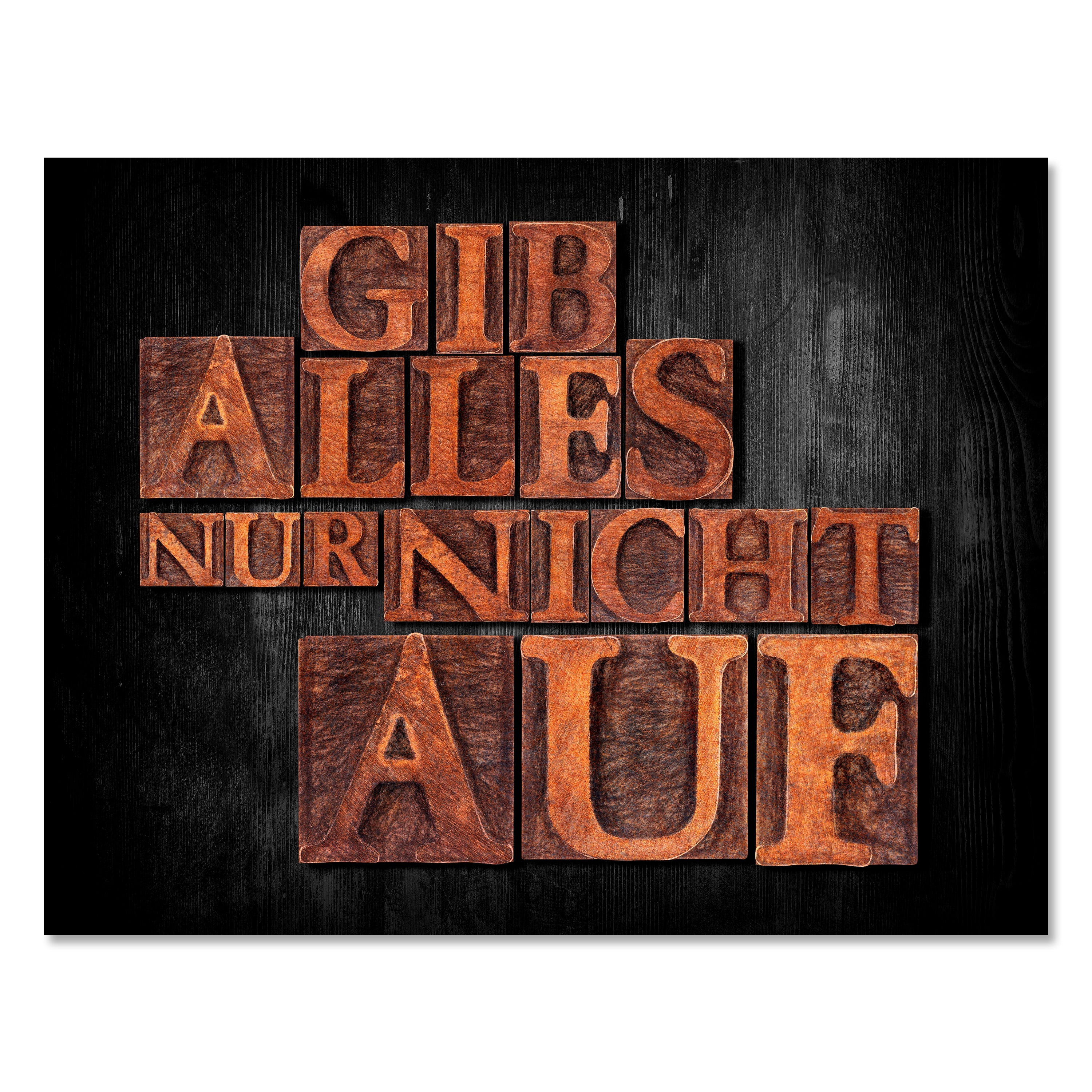 Leinwandbild Motivation, Querformat, Gib alles M0023 kaufen - Bild 1 Leinwandbild Motivation, Querformat, Gib alles M0023 kaufen - Bild 1