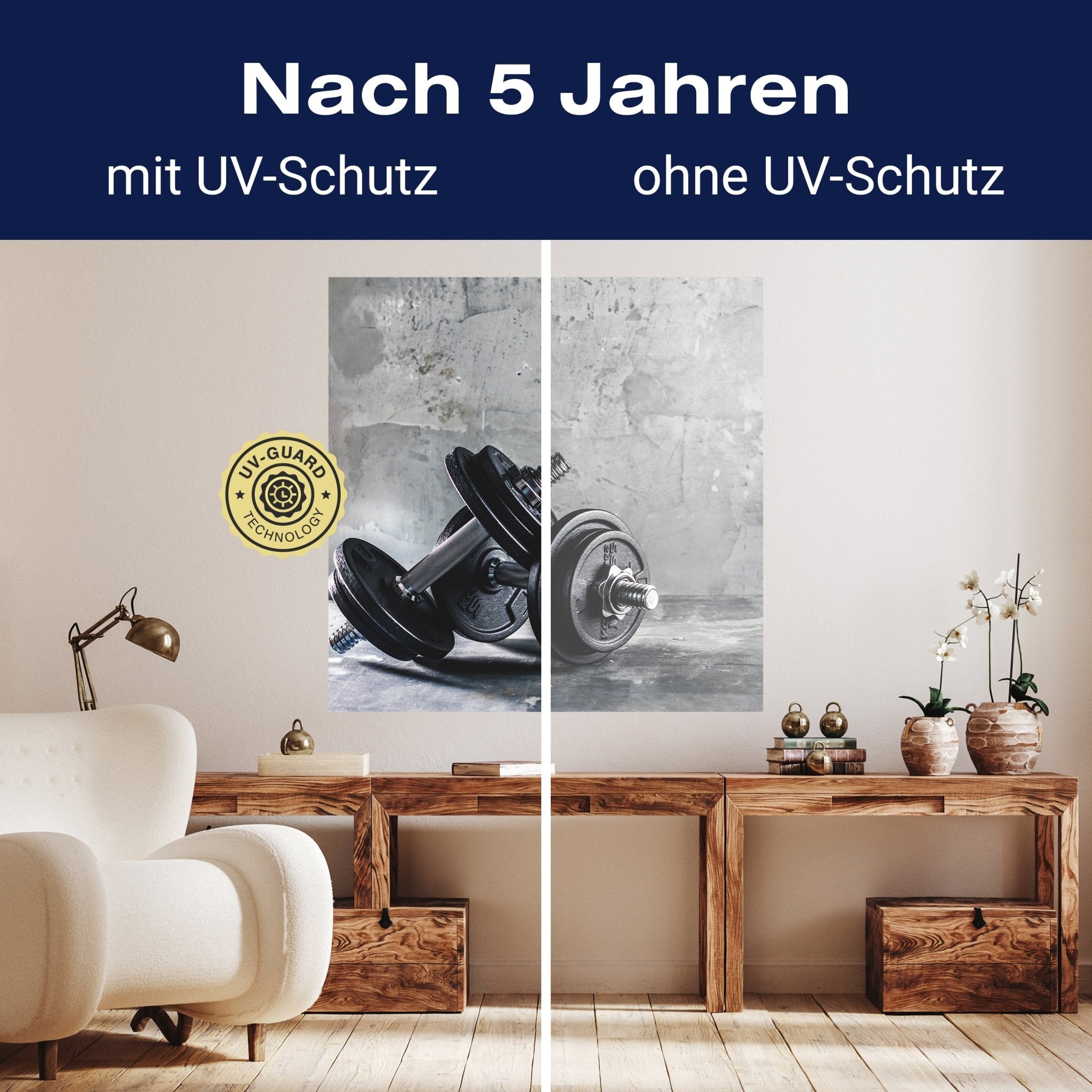 Quadratische Fototapete Hanteln M0023 - Bild 9 Quadratische Fototapete Hanteln M0023 - Bild 9