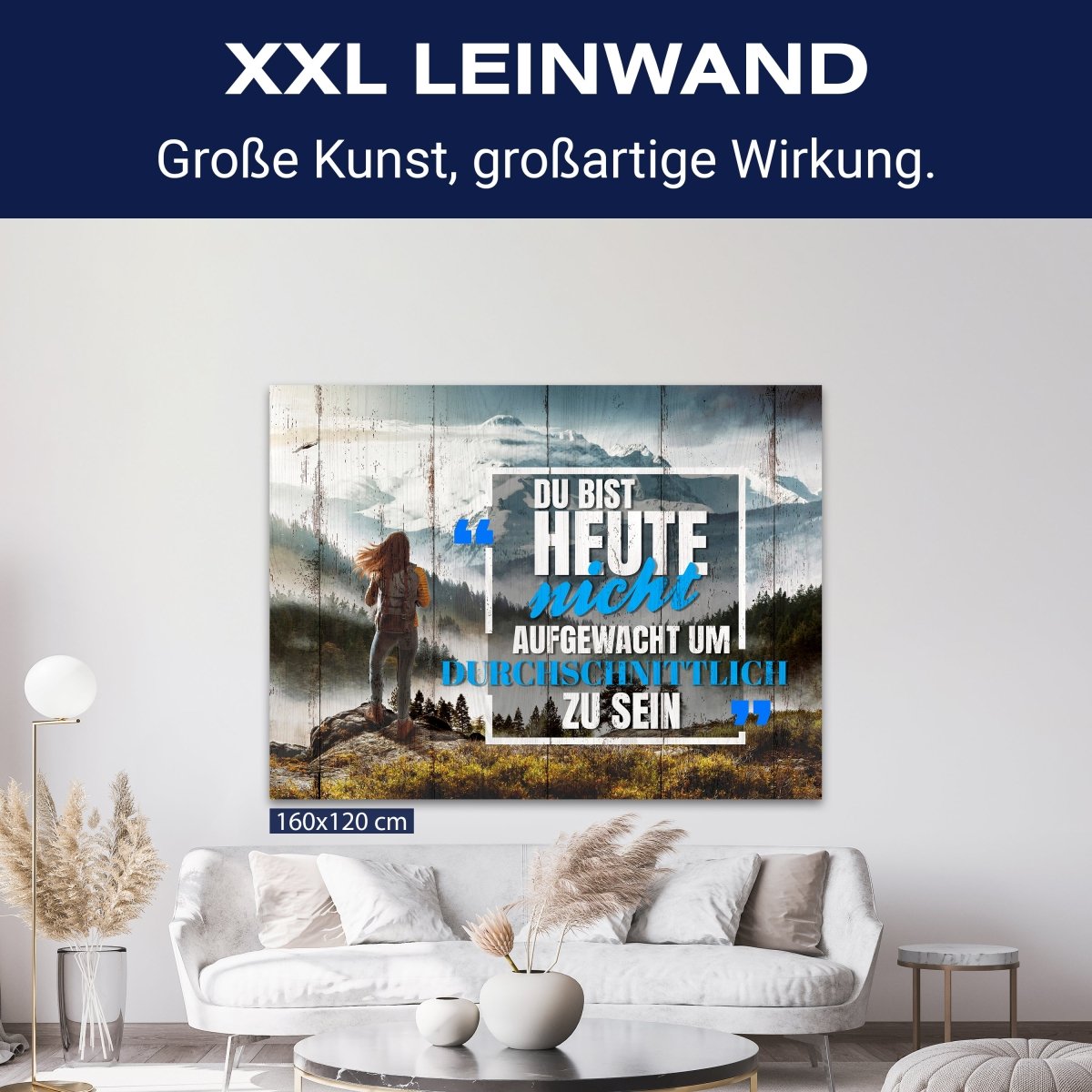 Leinwandbild Motivation, Querformat, Durchschnittlich sein M0024 kaufen - Bild 9 Leinwandbild Motivation, Querformat, Durchschnittlich sein M0024 kaufen - Bild 9