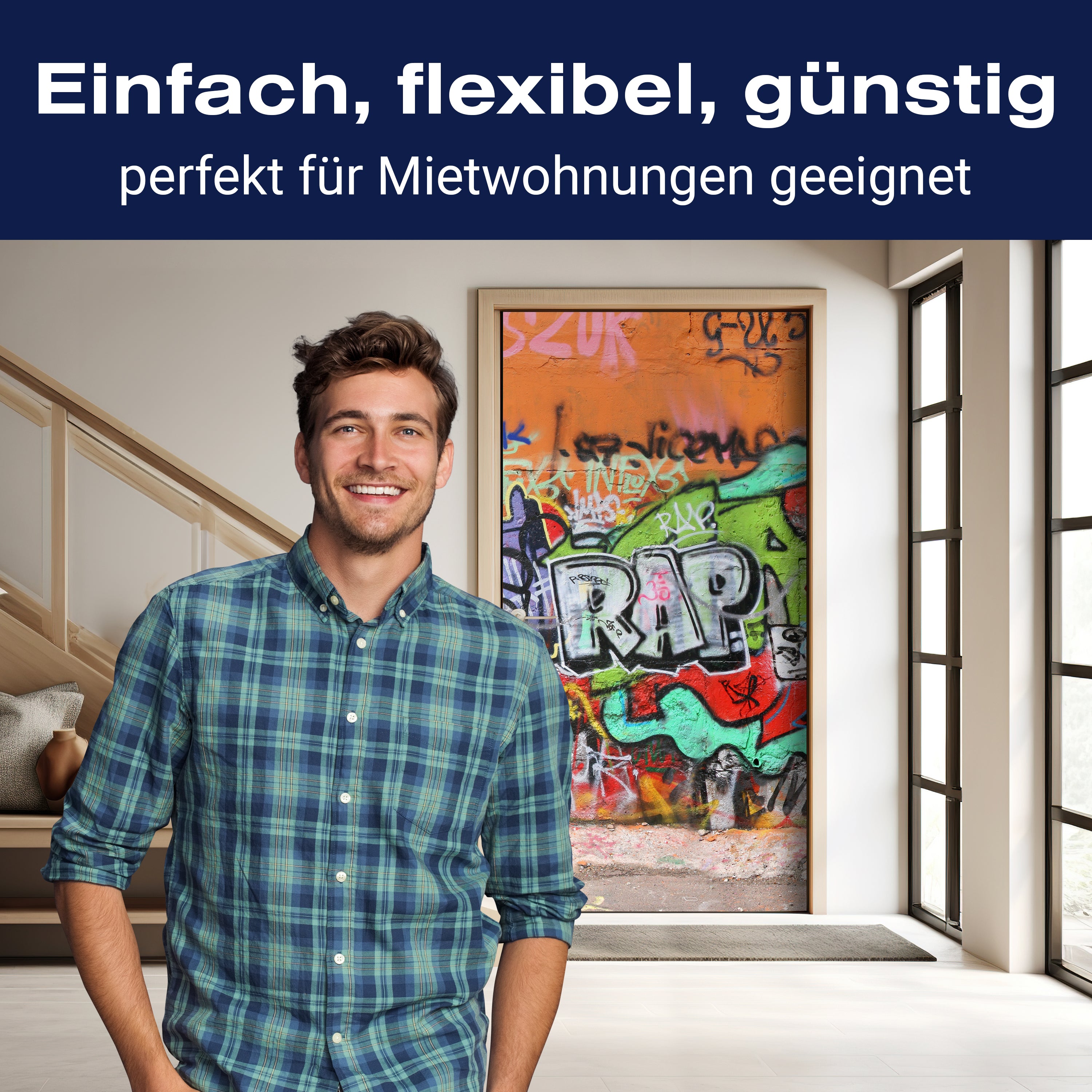 Türtapete Graffiti 1 M0025 - Bild 3 Türtapete Graffiti 1 M0025 - Bild 3