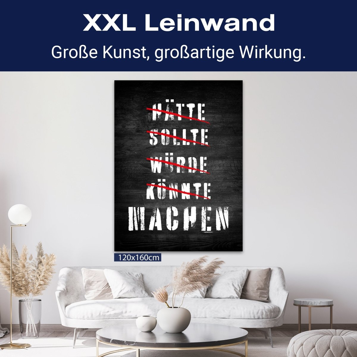 Leinwandbild Motivation, Hochformat, Machen Holz M0027 kaufen - Bild 9