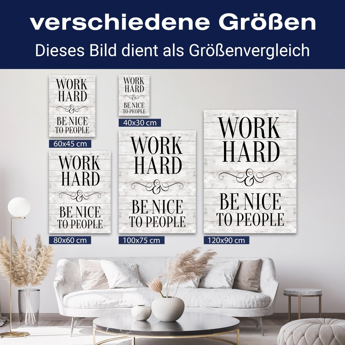 Leinwandbild Motivation, Hochformat, Work Hard Holz M0030 kaufen - Bild 8 Leinwandbild Motivation, Hochformat, Work Hard Holz M0030 kaufen - Bild 8