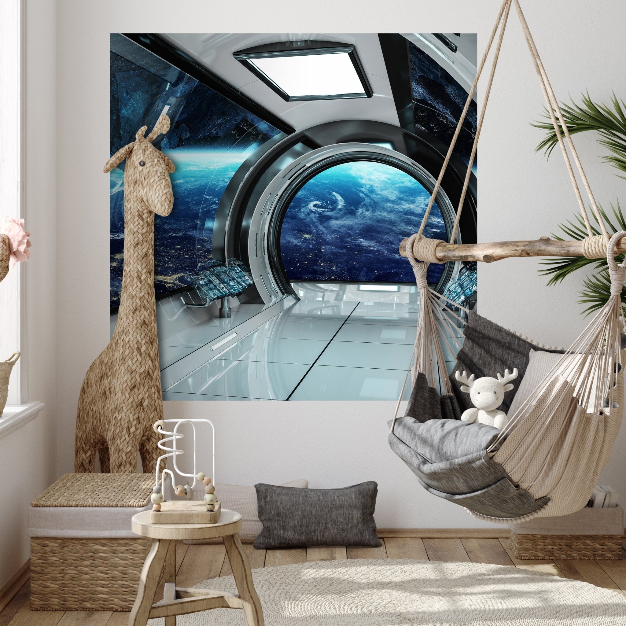 Quadratische Fototapete Blick aus Raumschiff M0031 - Bild 3 Quadratische Fototapete Blick aus Raumschiff M0031 - Bild 3