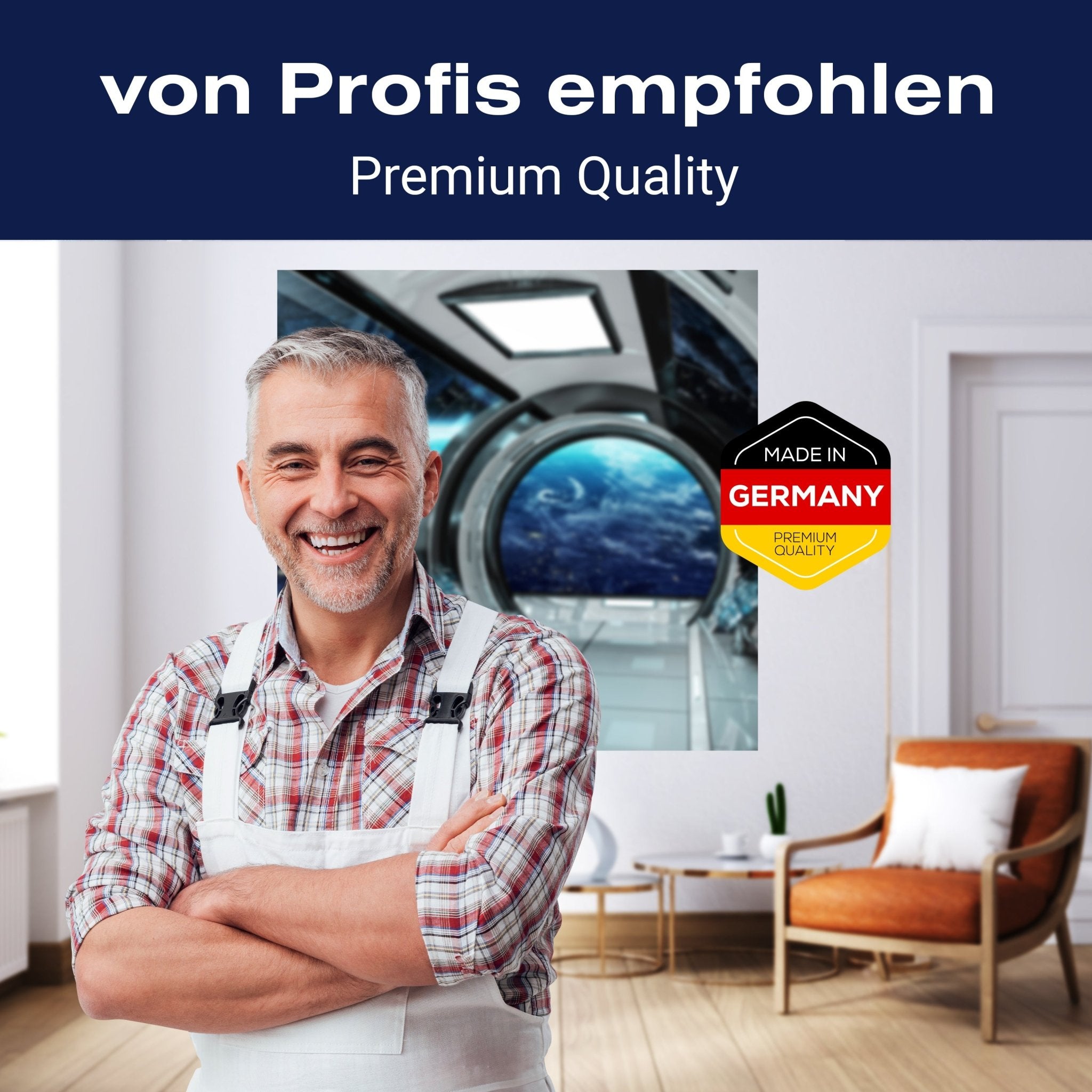 Quadratische Fototapete Blick aus Raumschiff M0031 - Bild 5 Quadratische Fototapete Blick aus Raumschiff M0031 - Bild 5