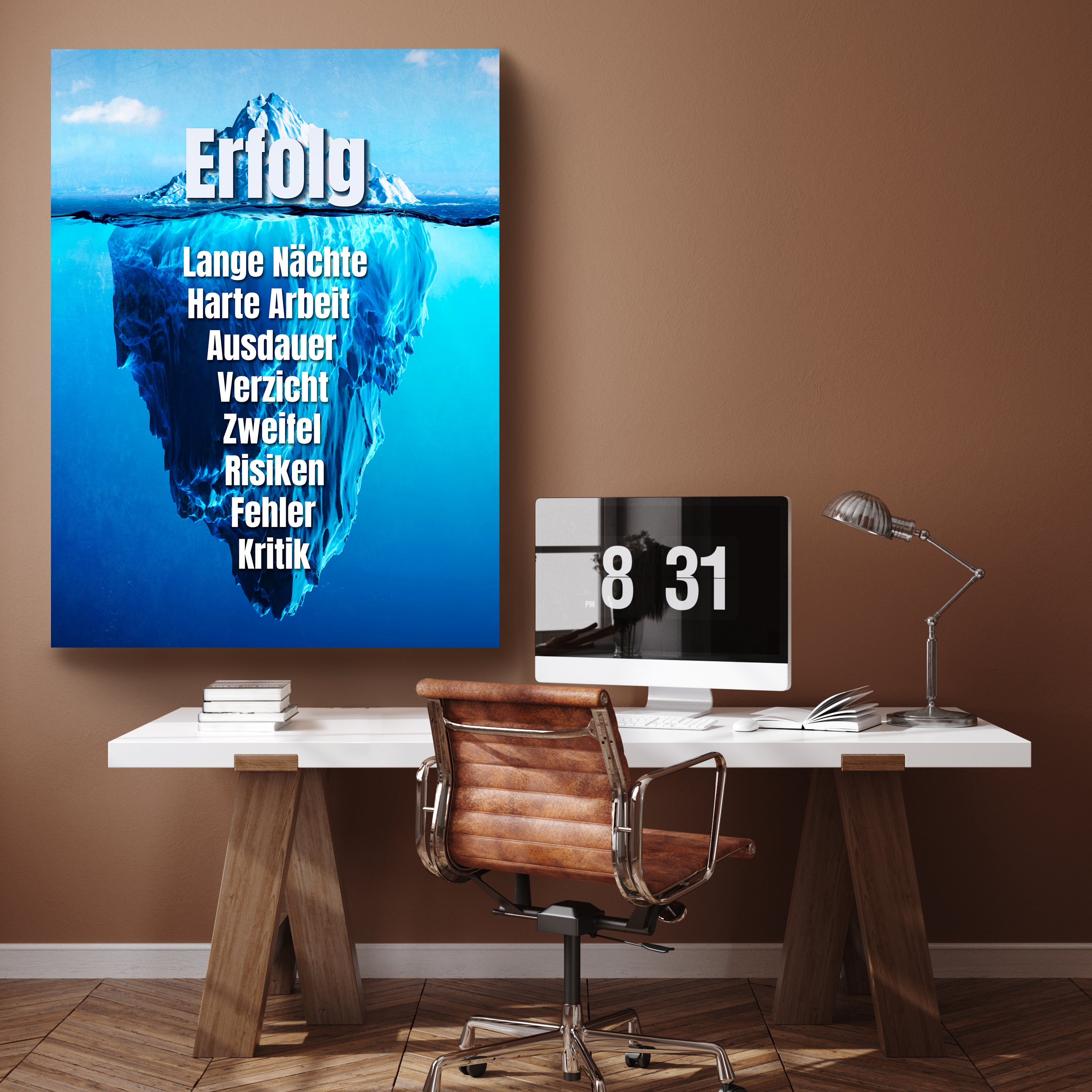 Leinwandbild Motivation, Hochformat, Eisberg Lange Nächte M0032 kaufen - Bild 2 Leinwandbild Motivation, Hochformat, Eisberg Lange Nächte M0032 kaufen - Bild 2