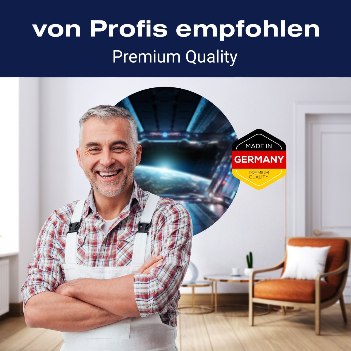 Runde Fototapete Blick aus Raumschiff M0032 - Bild 5 Runde Fototapete Blick aus Raumschiff M0032 - Bild 5