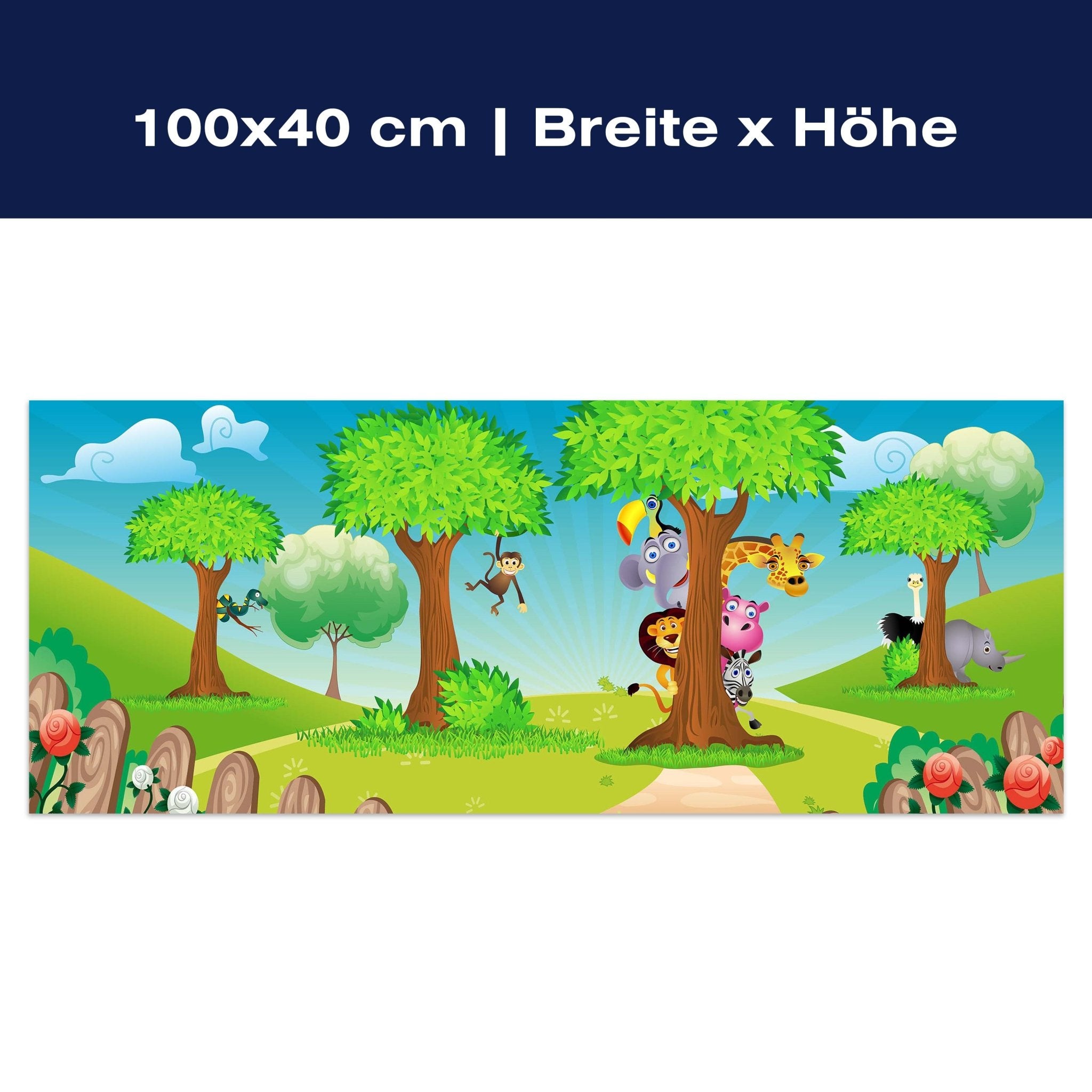 Leinwandbild Tierbaum M0033 Leinwandbild Tierbaum M0033