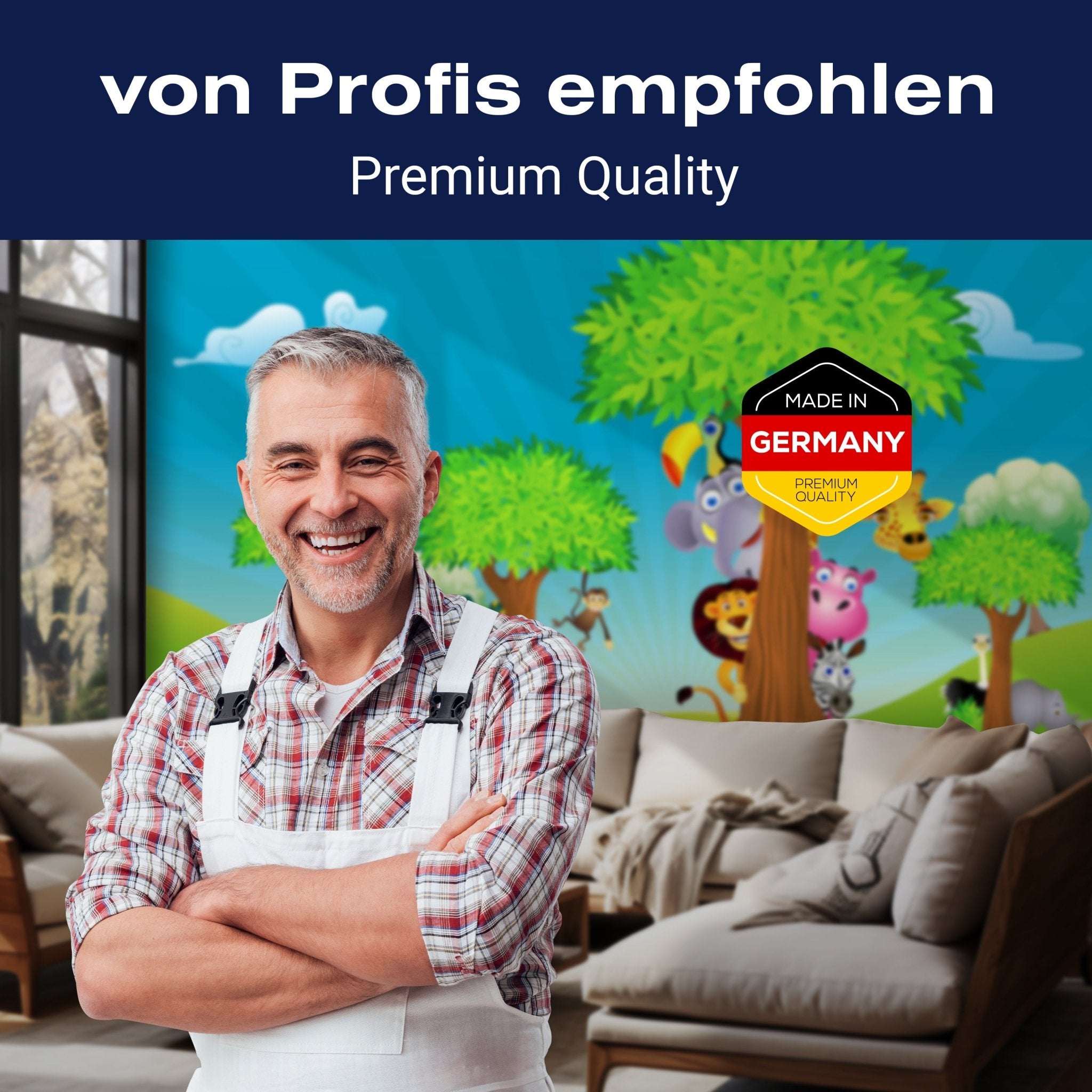 Fototapete Kinderzimmer Tiere Wald M0033 - Bild 5 Fototapete Kinderzimmer Tiere Wald M0033 - Bild 5