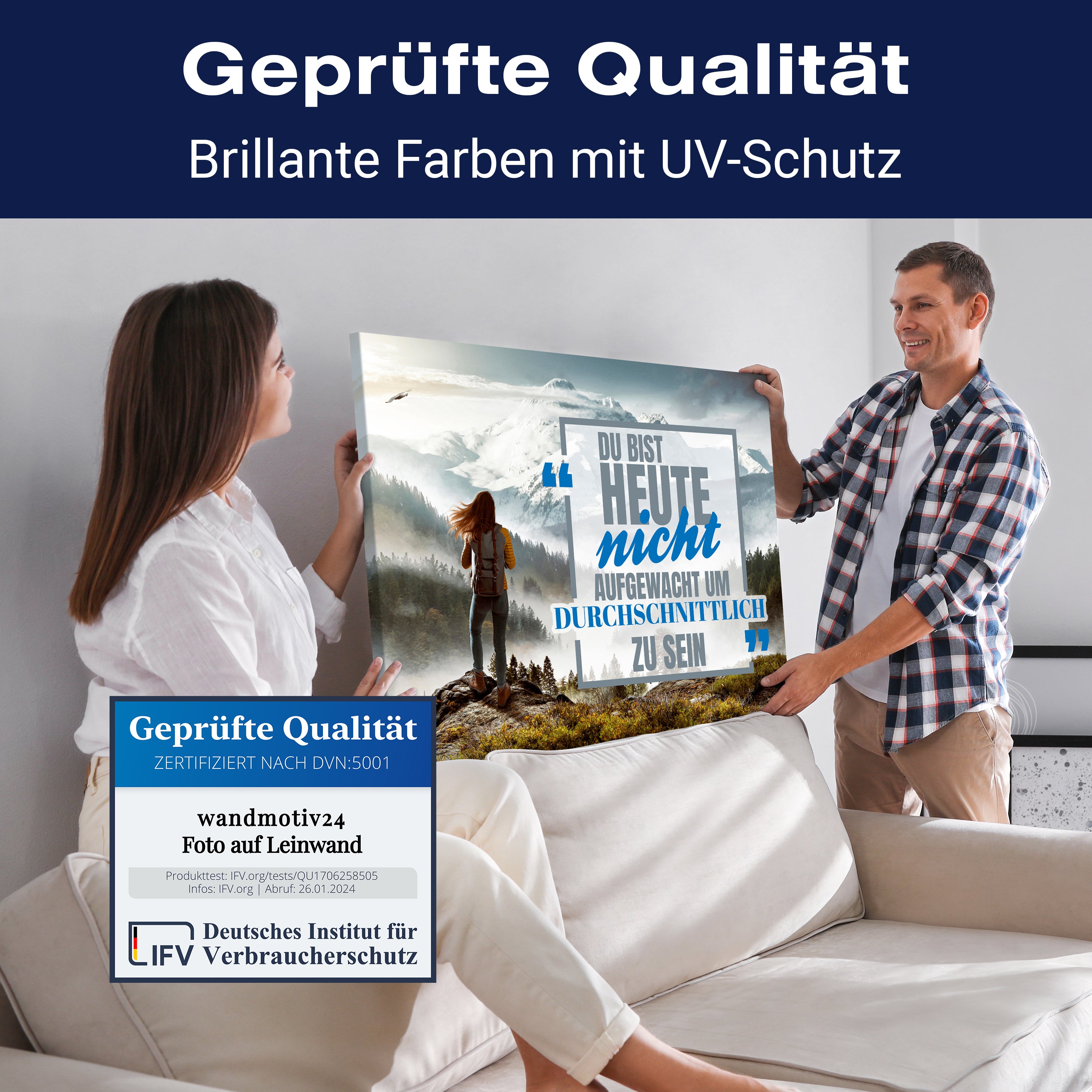 Leinwandbild Motivation, Querformat, Durchschnitt Berge M0035 kaufen - Bild 4 Leinwandbild Motivation, Querformat, Durchschnitt Berge M0035 kaufen - Bild 4