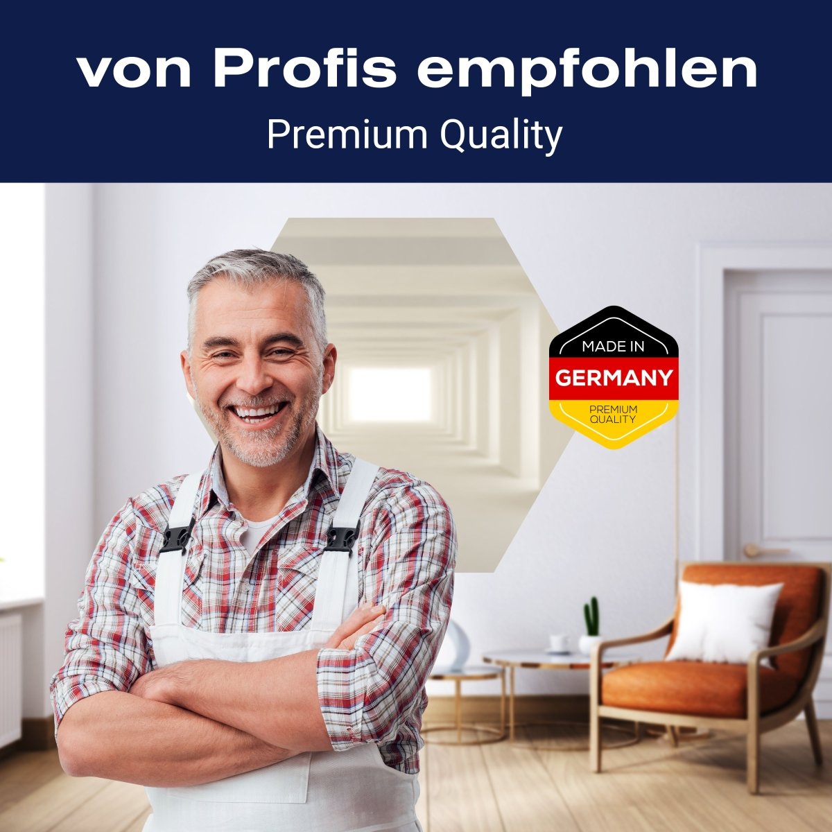 Hexagon-Fototapete heller Tunnel M0036 - Bild 5 Hexagon-Fototapete heller Tunnel M0036 - Bild 5