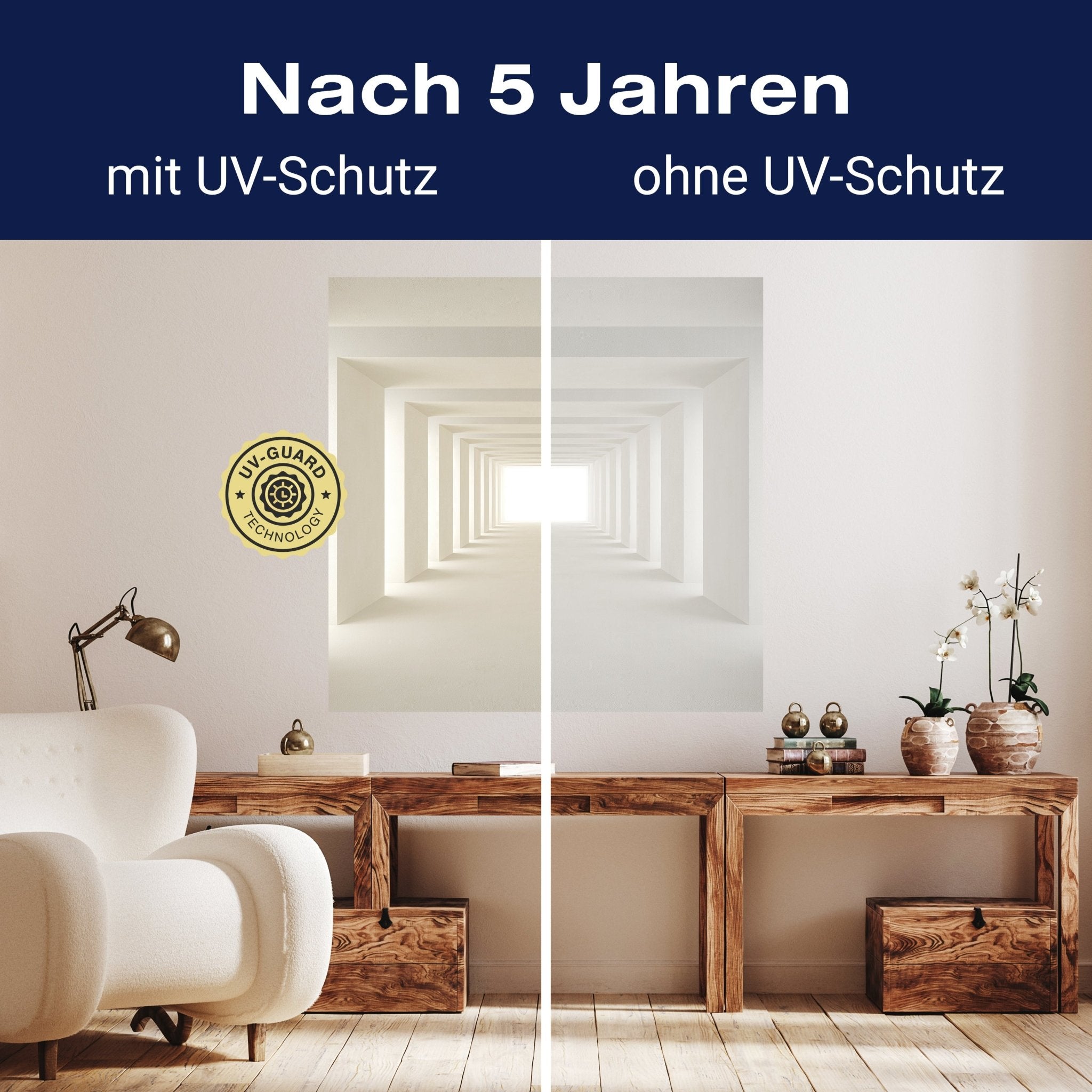 Quadratische Fototapete heller Tunnel M0036 - Bild 9 Quadratische Fototapete heller Tunnel M0036 - Bild 9