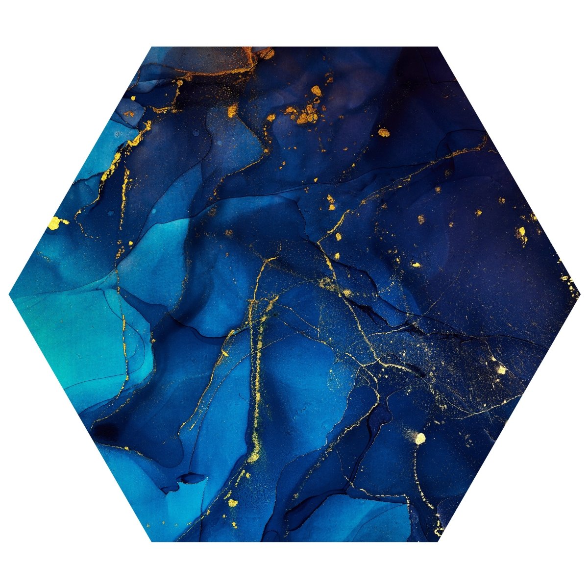 Hexagon-Fototapete blaue Marmoroptik M0037 - Bild 11 Hexagon-Fototapete blaue Marmoroptik M0037 - Bild 11