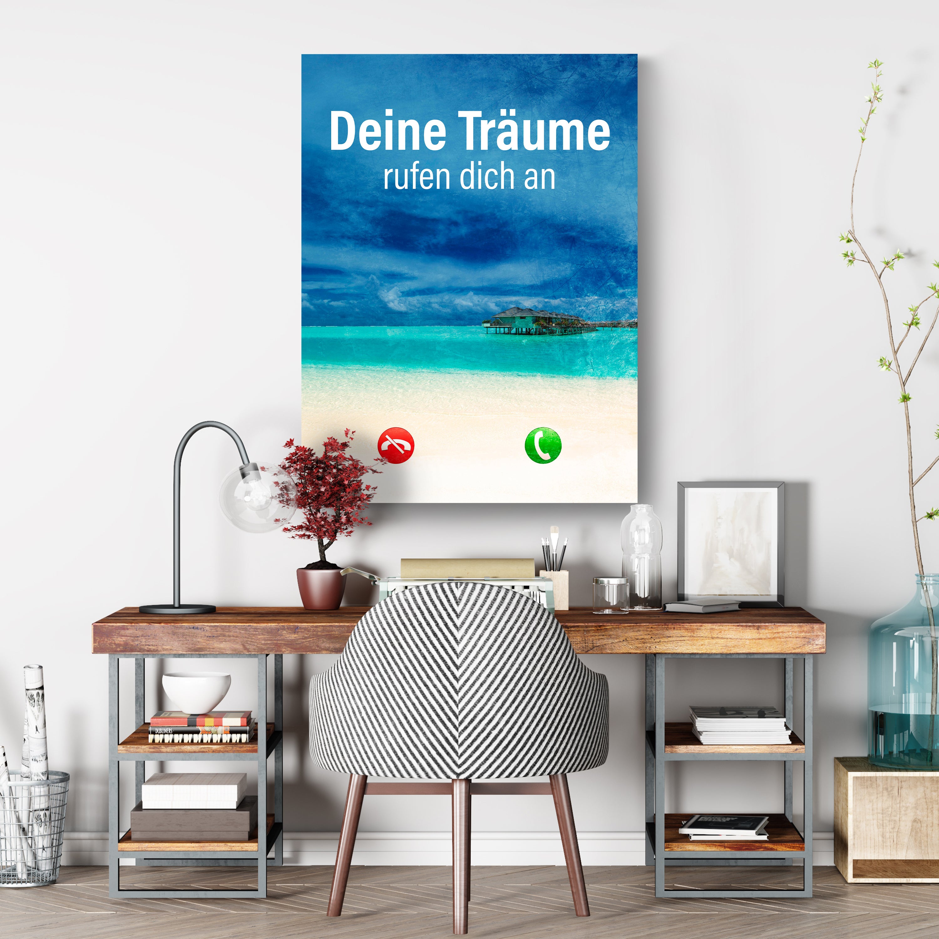Leinwandbild Motivation, Hochformat, Träume Anruf M0039 kaufen - Bild 3 Leinwandbild Motivation, Hochformat, Träume Anruf M0039 kaufen - Bild 3