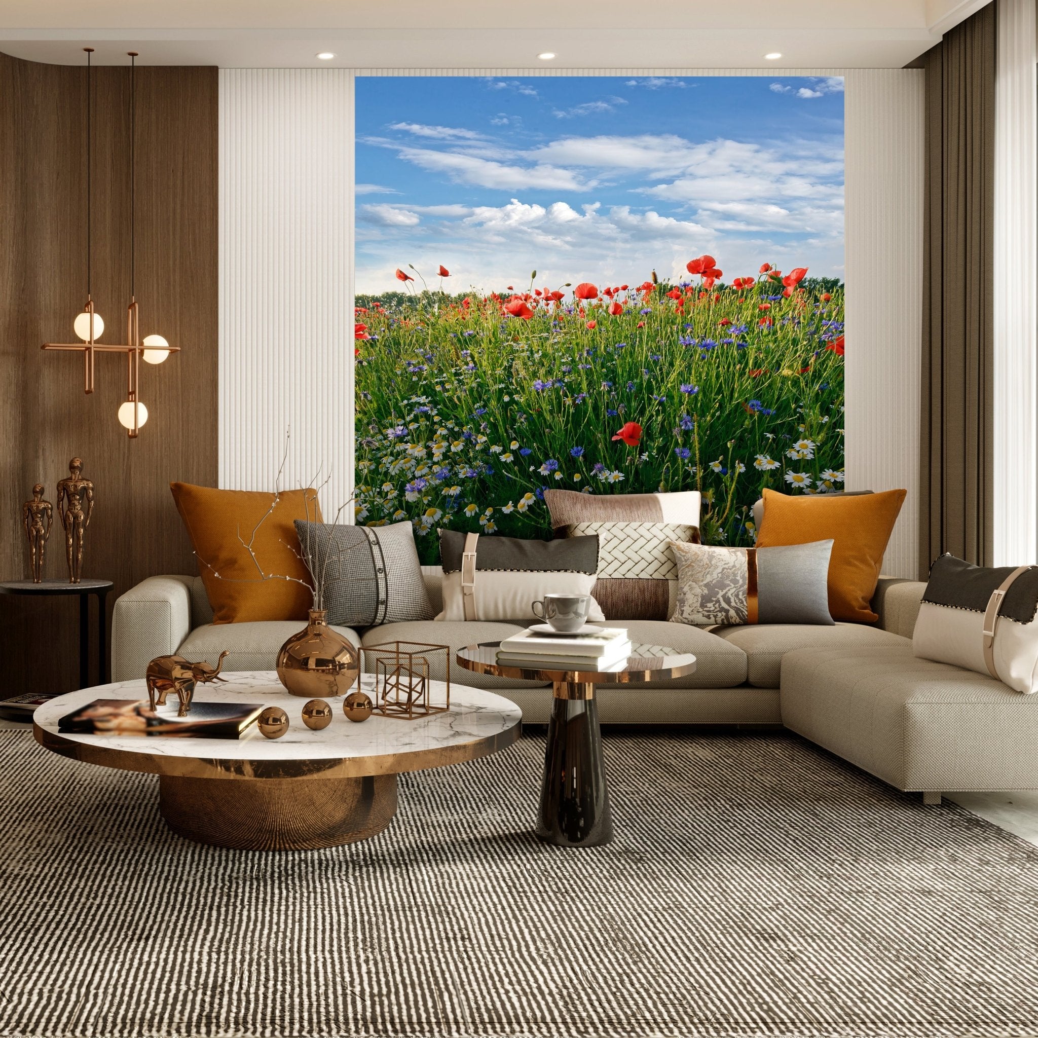 Quadratische Fototapete Blumenwiese M0043 - Bild 3 Quadratische Fototapete Blumenwiese M0043 - Bild 3