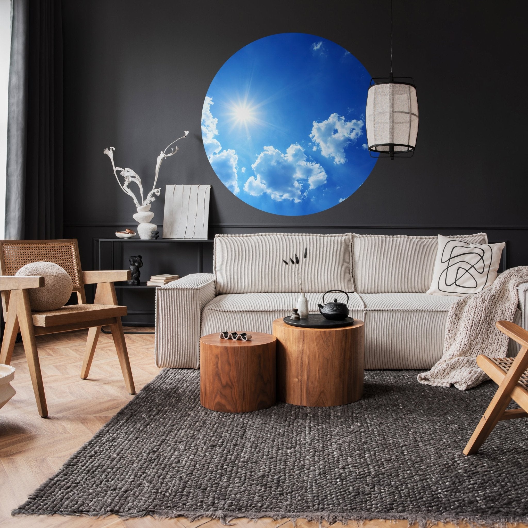 Runde Fototapete Sommerhimmel M0044 - Bild 2 Runde Fototapete Sommerhimmel M0044 - Bild 2