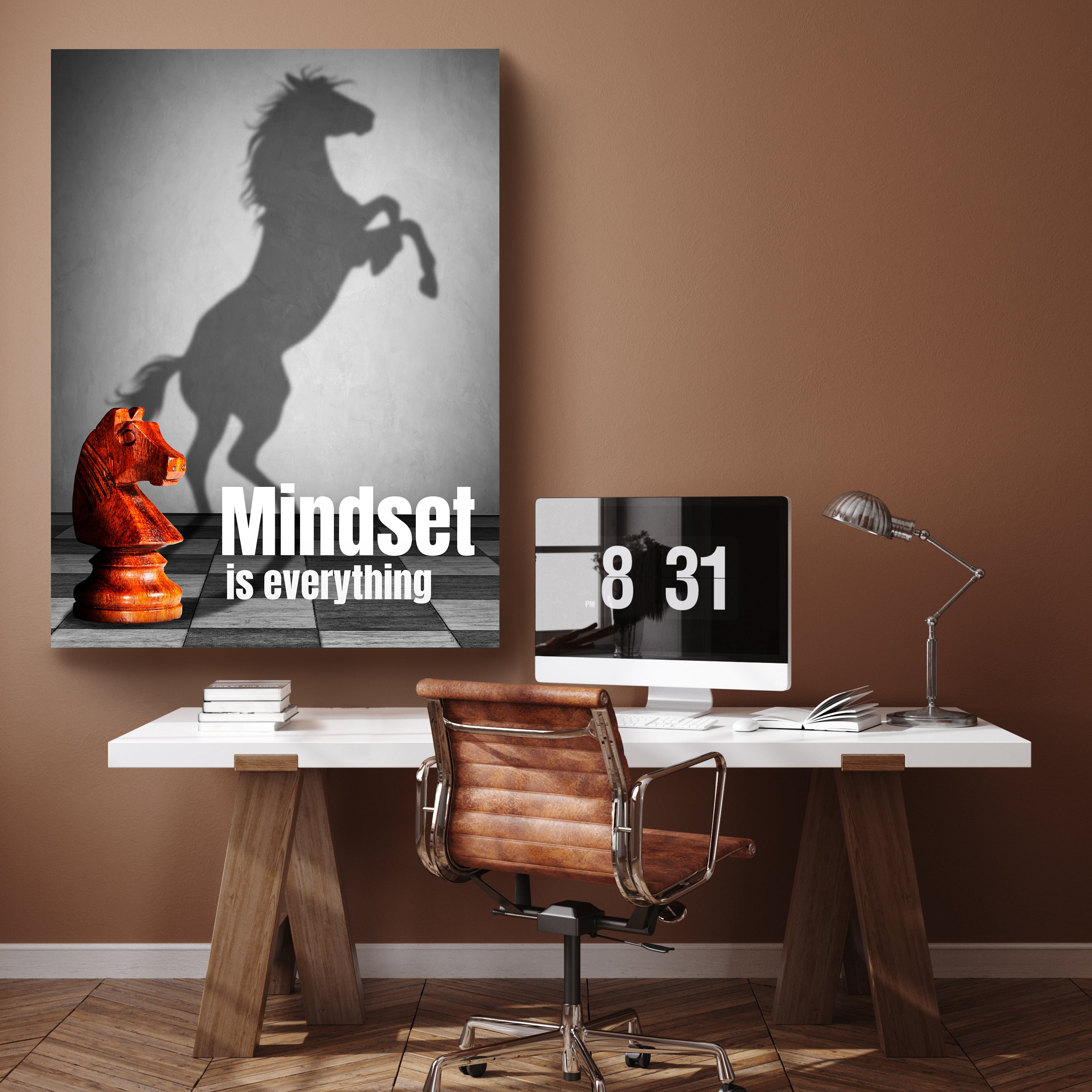 Leinwandbild Motivation, Hochformat, Mindeset Schach M0046 kaufen - Bild 2 Leinwandbild Motivation, Hochformat, Mindeset Schach M0046 kaufen - Bild 2