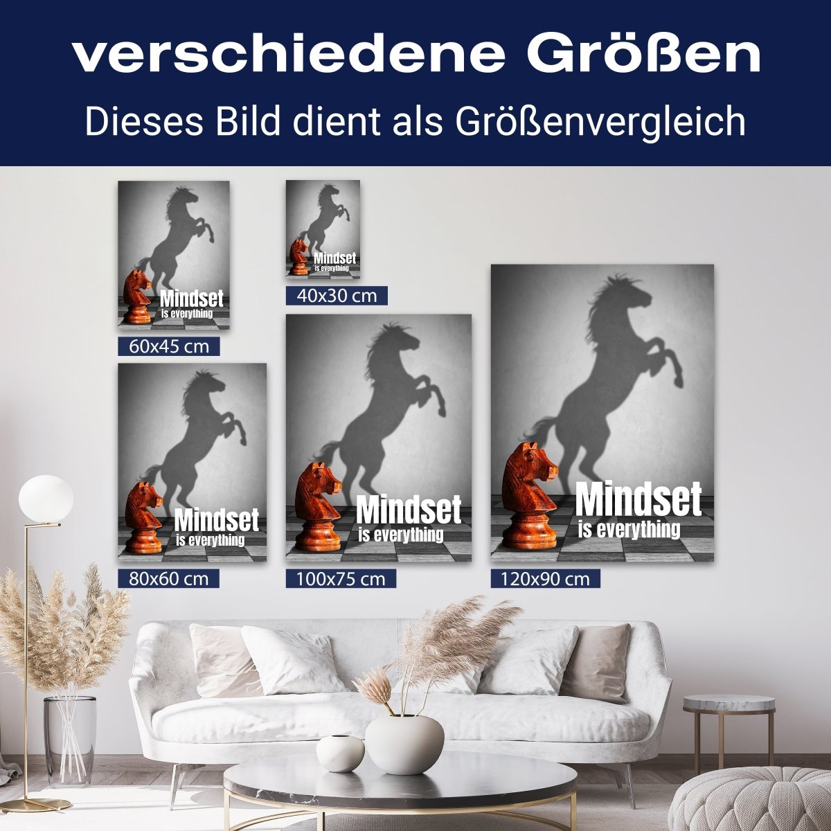 Leinwandbild Motivation, Hochformat, Mindeset Schach M0046 kaufen - Bild 8 Leinwandbild Motivation, Hochformat, Mindeset Schach M0046 kaufen - Bild 8