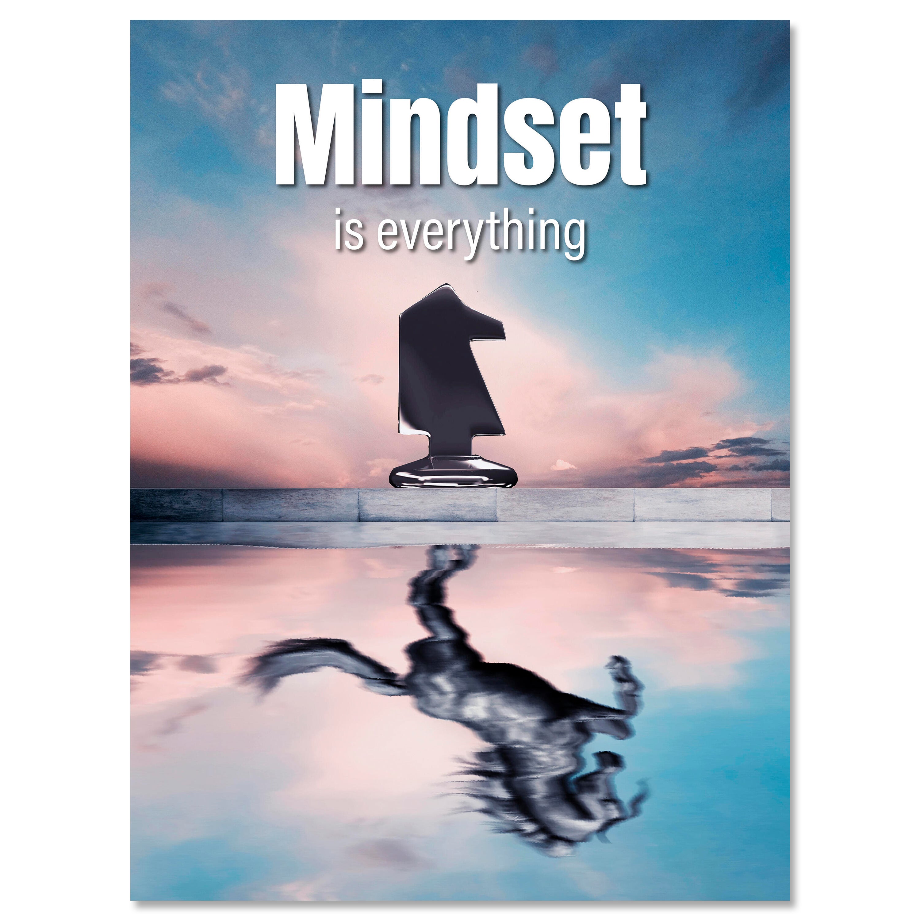 Leinwandbild Motivation, Hochformat, Mindset Pferd M0047 kaufen - Bild 1