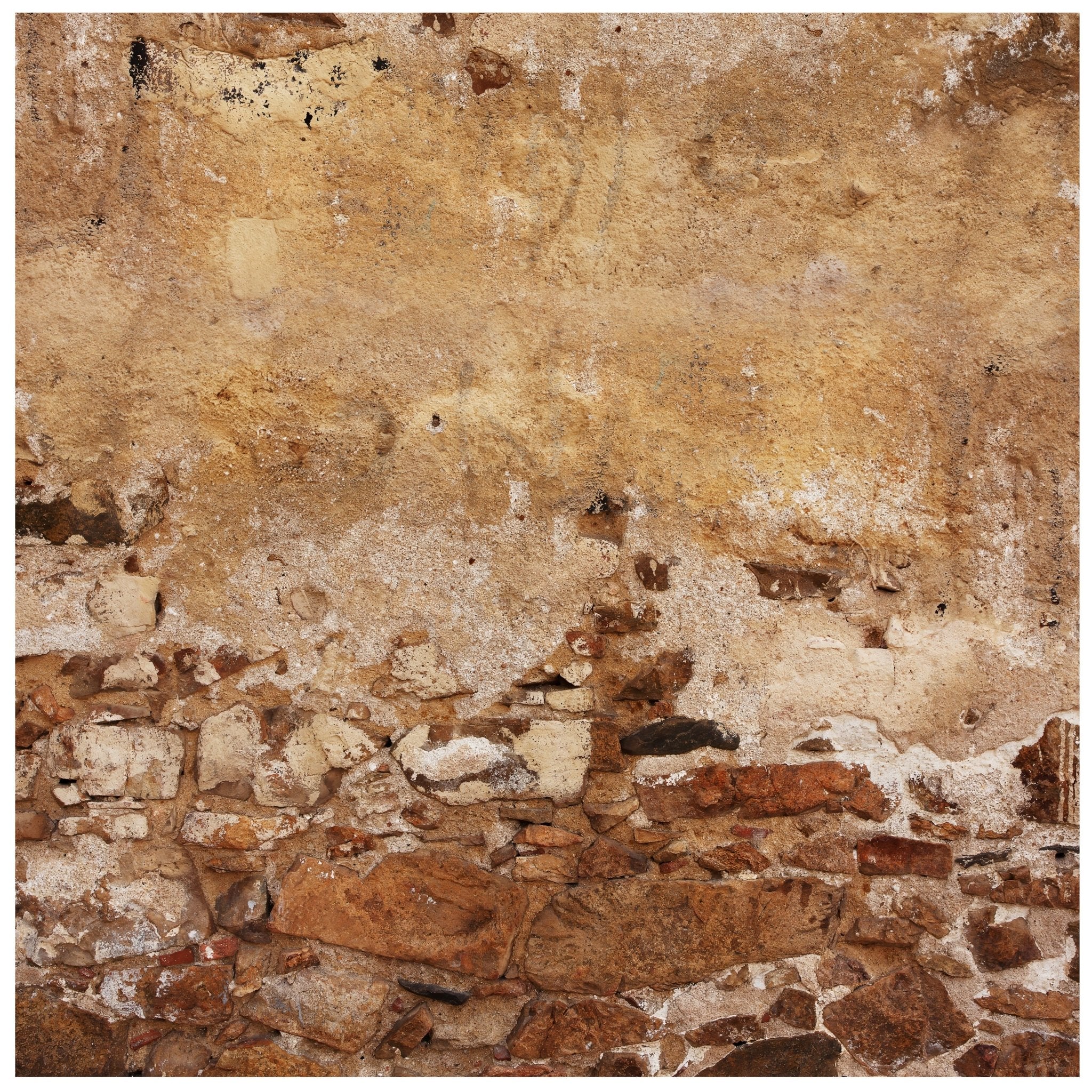 Quadratische Fototapete Alte Mauer aus Stein M0047 - Bild 11