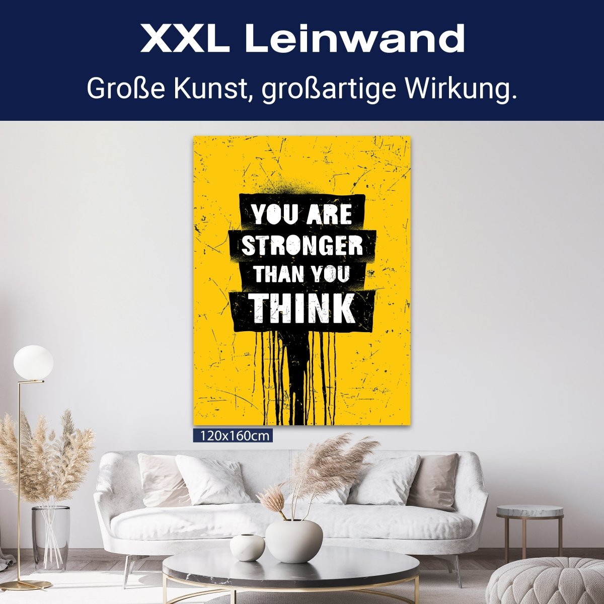 Leinwandbild Motivation, Hochformat, Strong, Spray M0049 kaufen - Bild 9 Leinwandbild Motivation, Hochformat, Strong, Spray M0049 kaufen - Bild 9