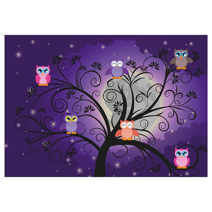 Fototapete Eule Kinderzimmer M0049 - Bild 2 Fototapete Eule Kinderzimmer M0049 - Bild 2