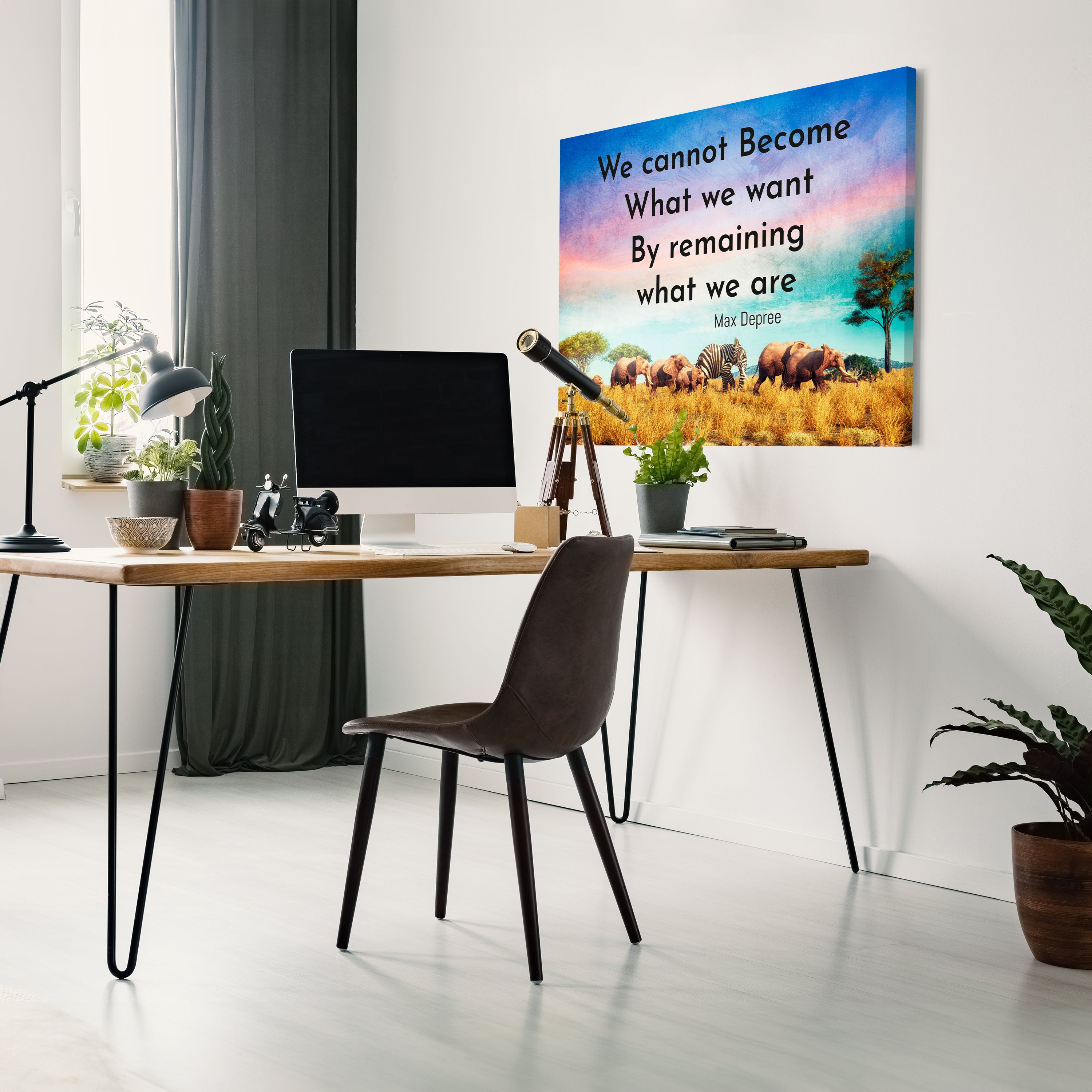 Leinwandbild Motivation, Querformat, we want, Elefant M0050 kaufen - Bild 3 Leinwandbild Motivation, Querformat, we want, Elefant M0050 kaufen - Bild 3