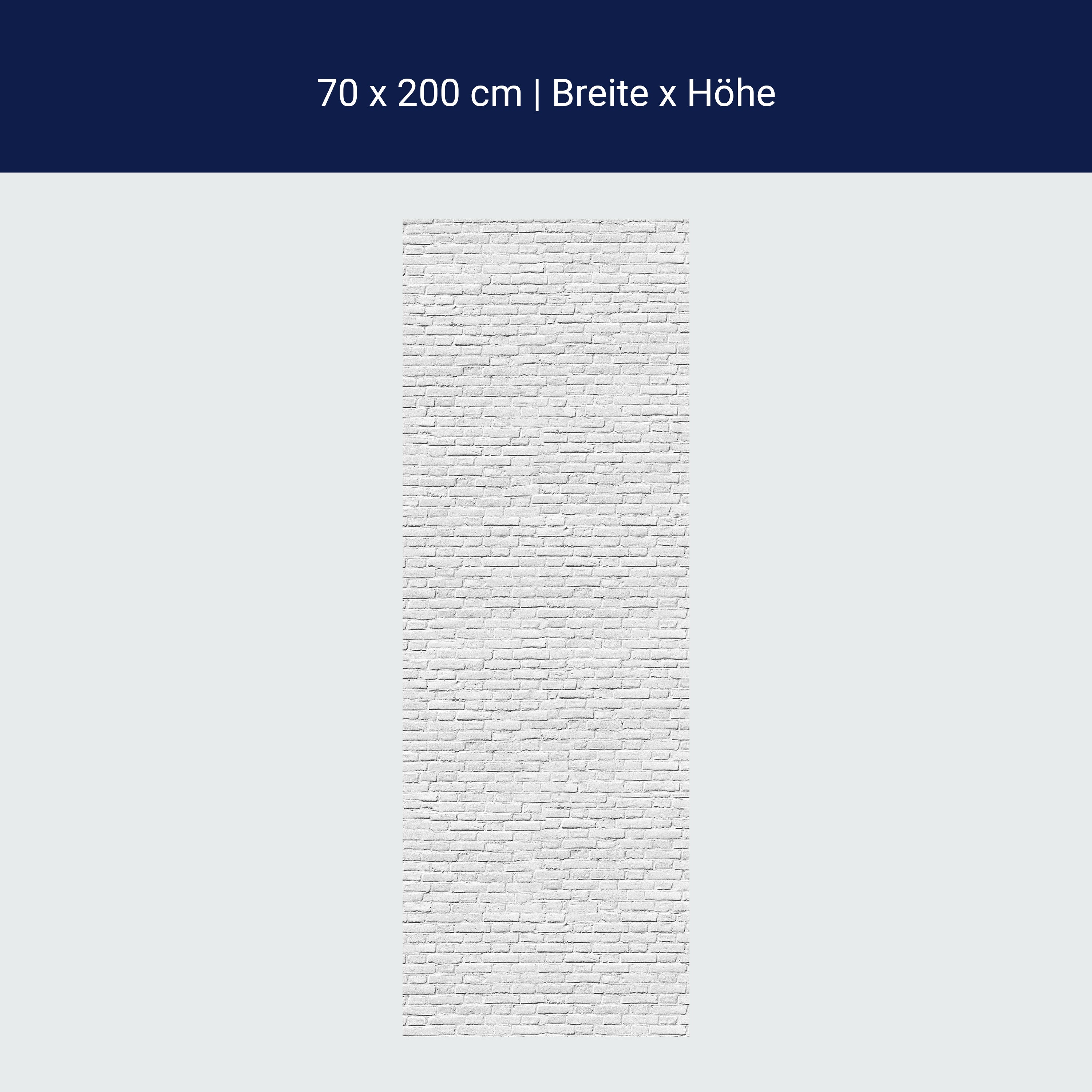 Türtapete weisser Backstein M0050 Türtapete weisser Backstein M0050