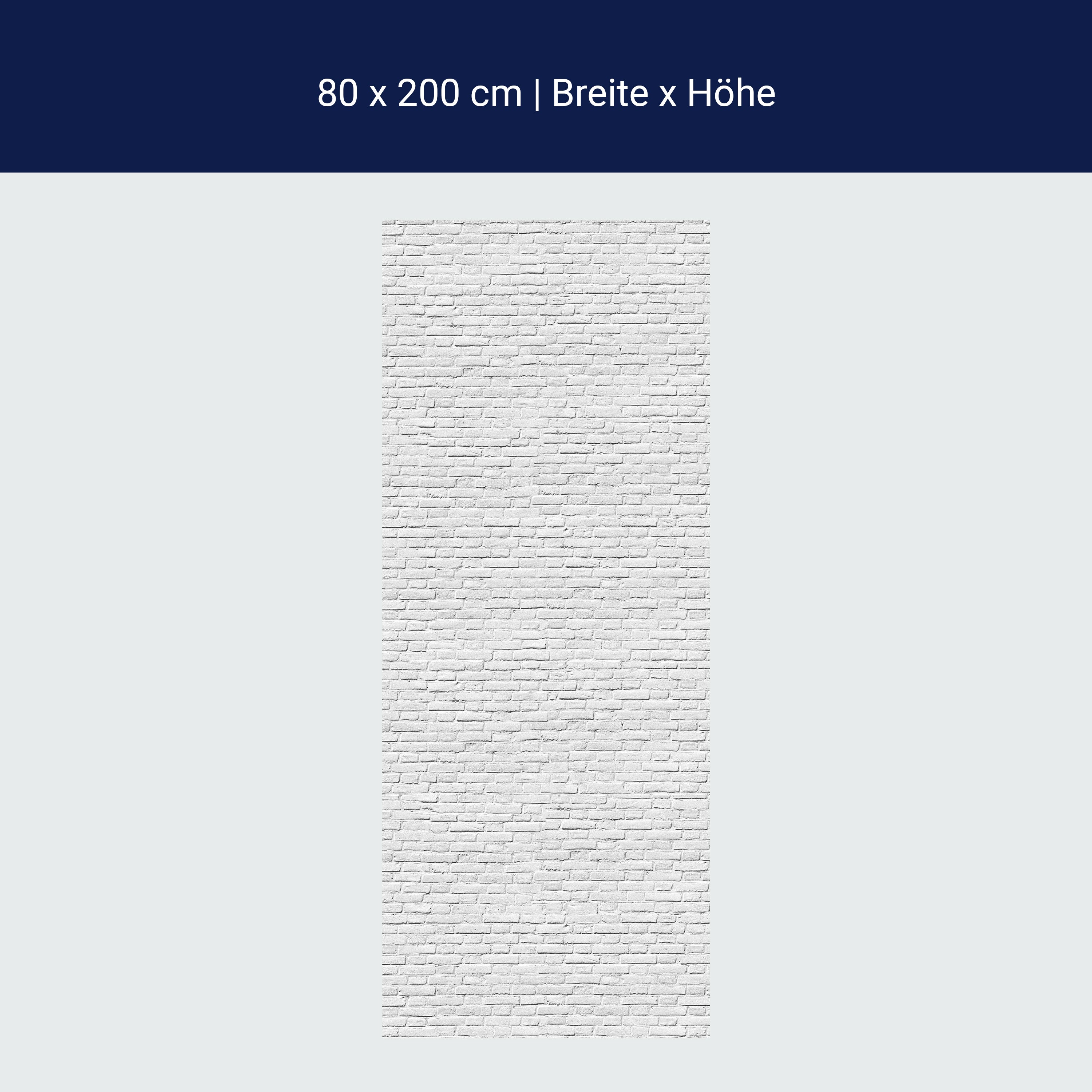Türtapete weisser Backstein M0050 Türtapete weisser Backstein M0050